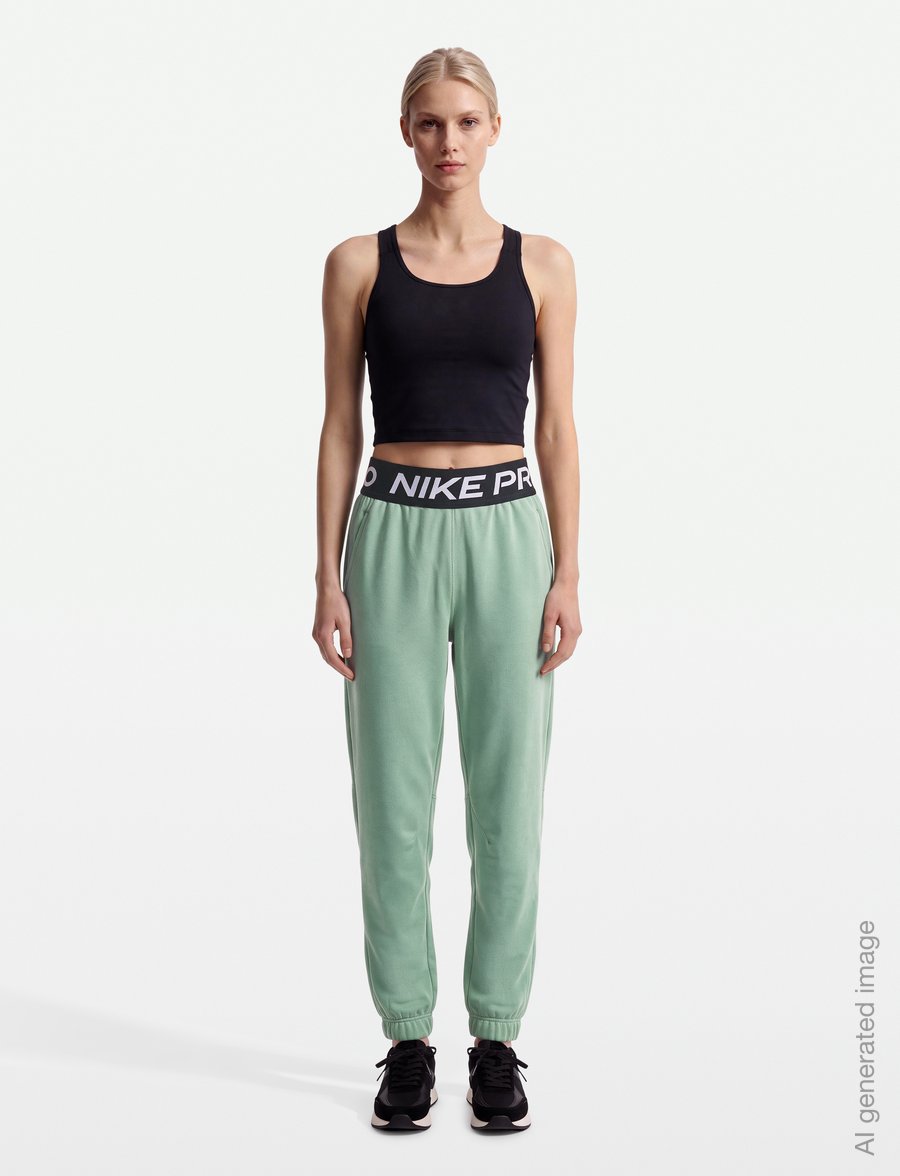 Nike - G NP DF FLC JGGR - träningsbyxor - steam/steam/black/white - 4