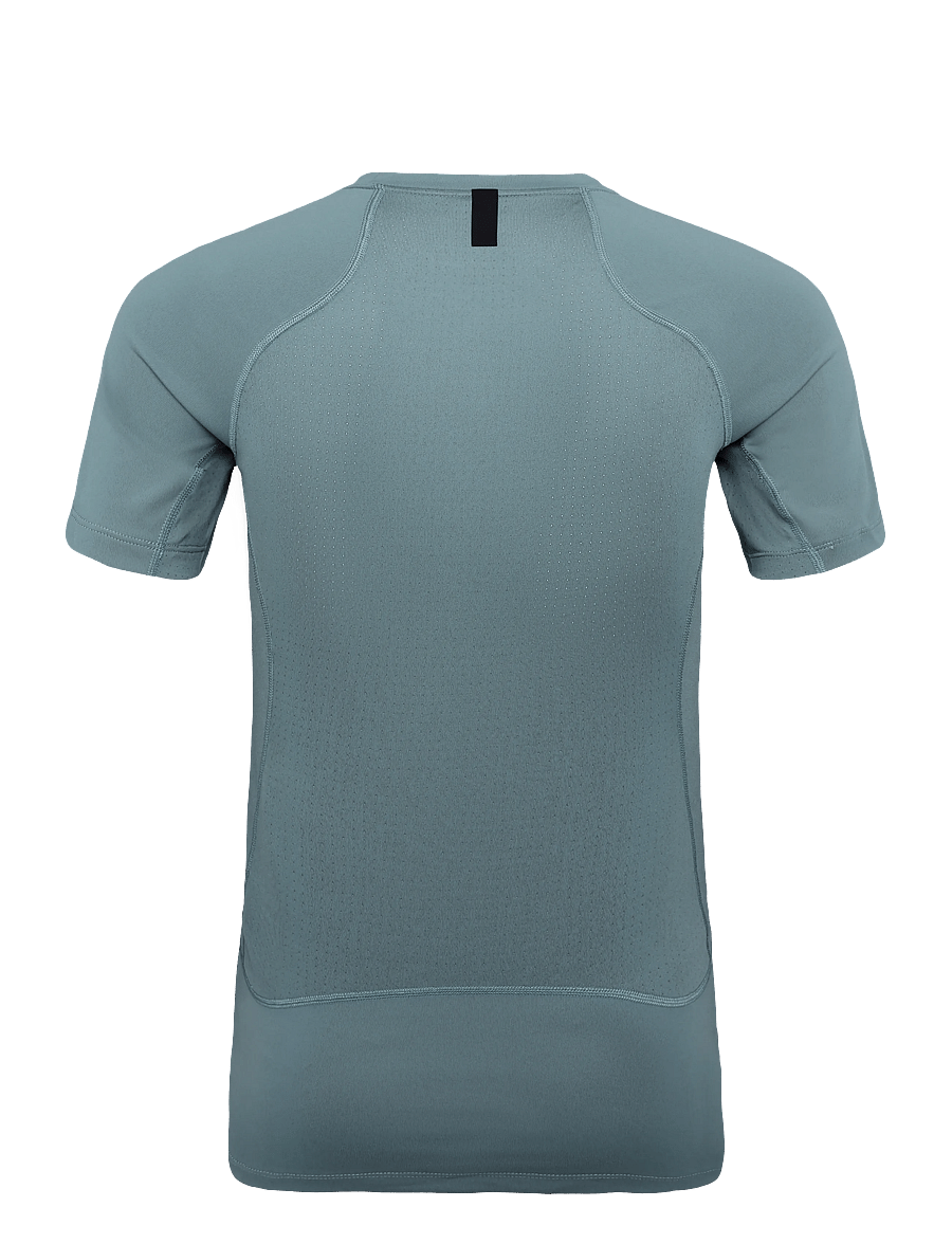 Nike - Nike Pro Training Top - oberteile & t-shirts - mineral slate/green strike - 1