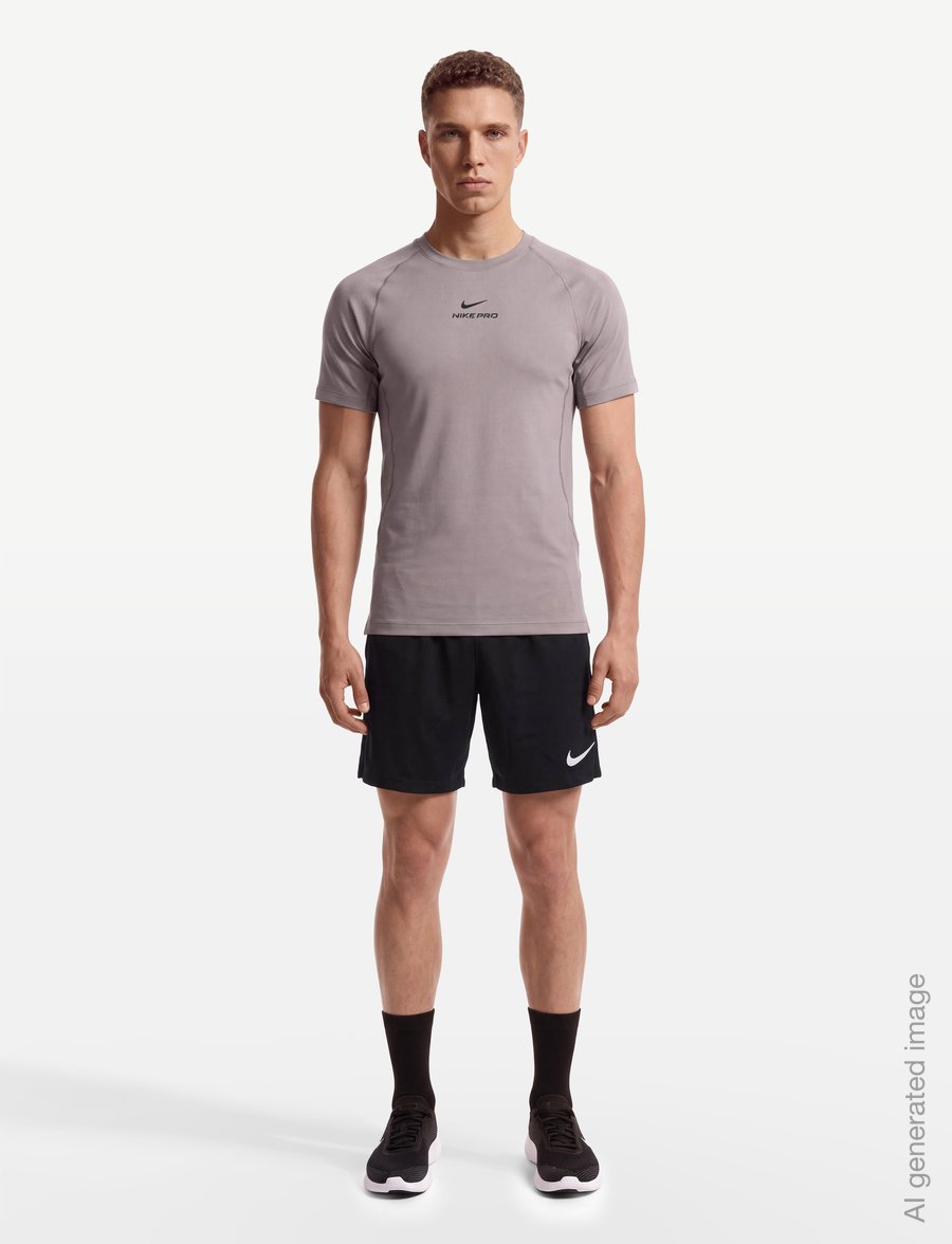 Nike - Nike Pro Training Top - t-shirts - lt violet ore/black - 0