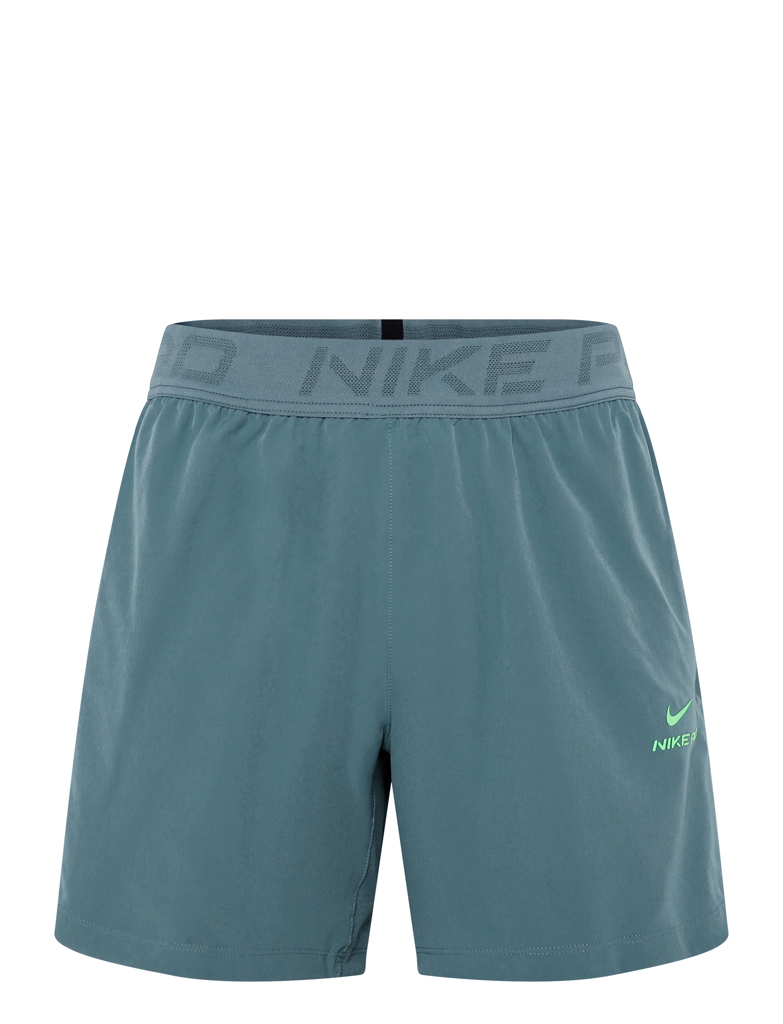 Nike Nike Pro Training Dri-Fit 6IN Short - Hosen - MINERAL SLATE/GREEN STRIKE / blue