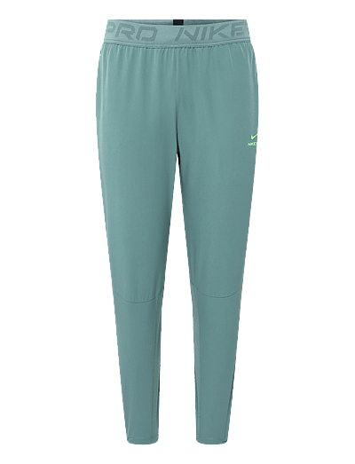 Nike Nike Pro Dri-Fit Training Pant - Hosen - MINERAL SLATE/GREEN STRIKE / green
