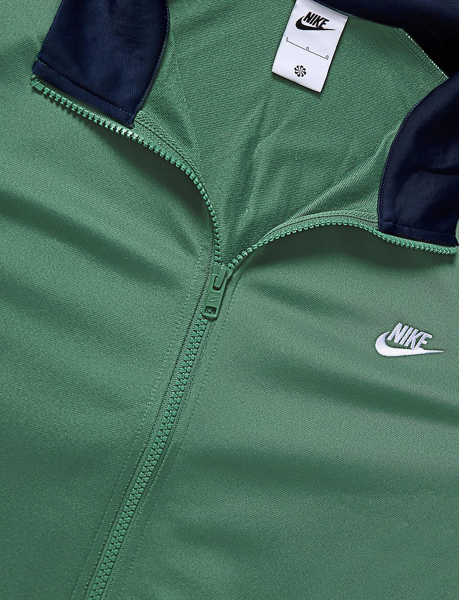 Nike - M NK CLUB PK TRK SUIT - sweatshirts - fir/obsidian/white/white - 4