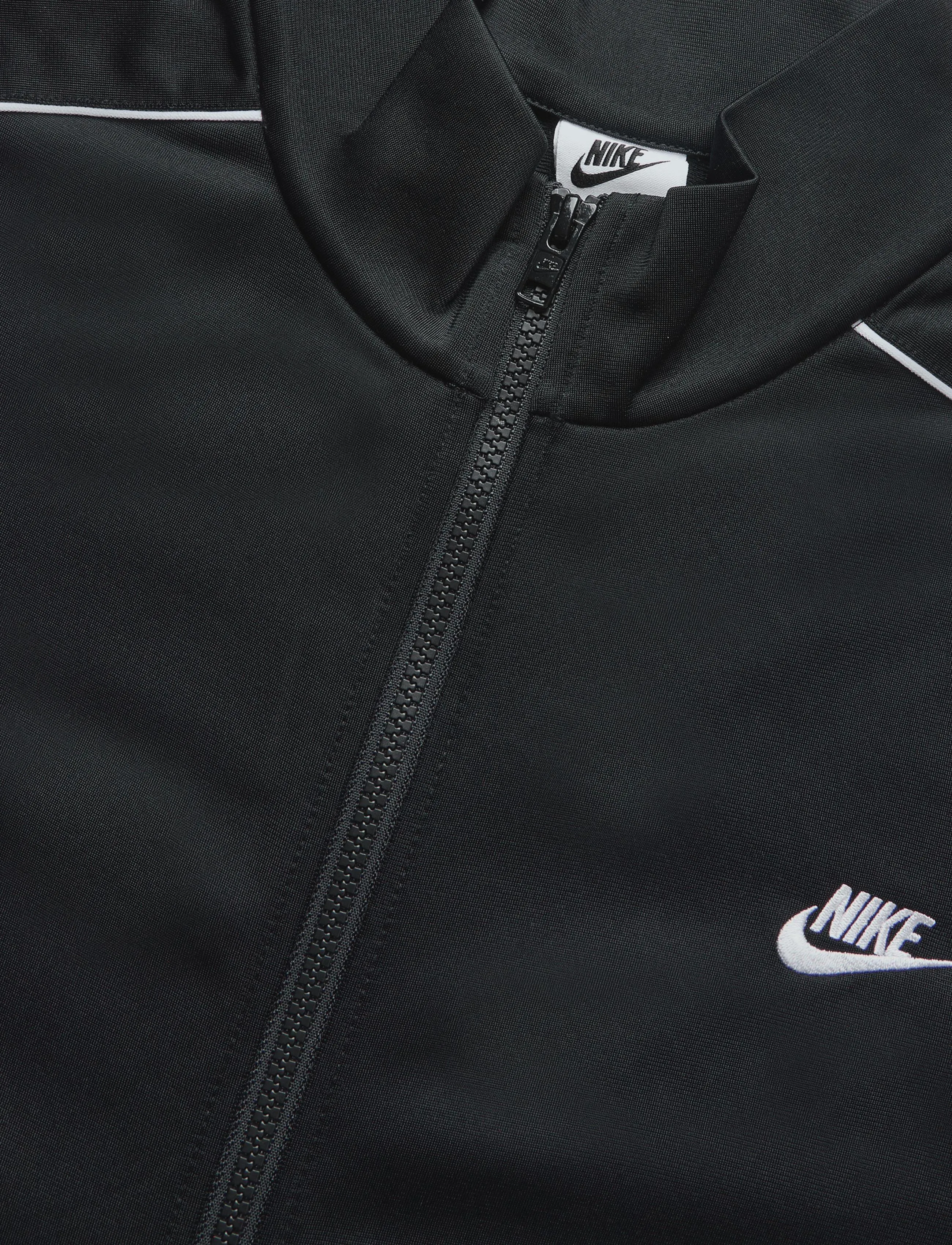 Nike - M NK CLUB PK TRK SUIT - sweatshirts - black/black/white/white - 2