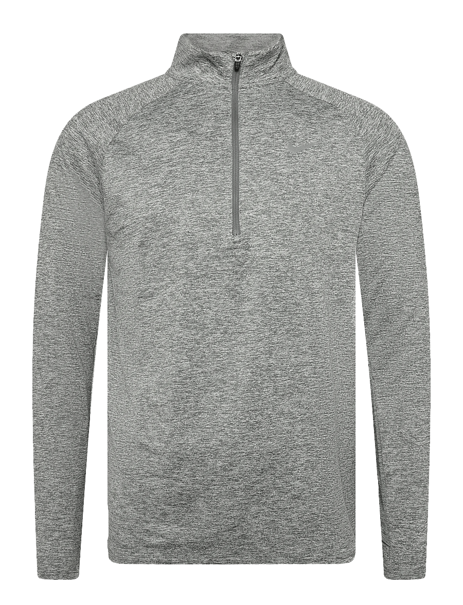 Nike - Nike Dri Fit Stride Half Zip Midlayer - kampsunid ja vahekihid - smoke grey/htr/reflective silv - 0