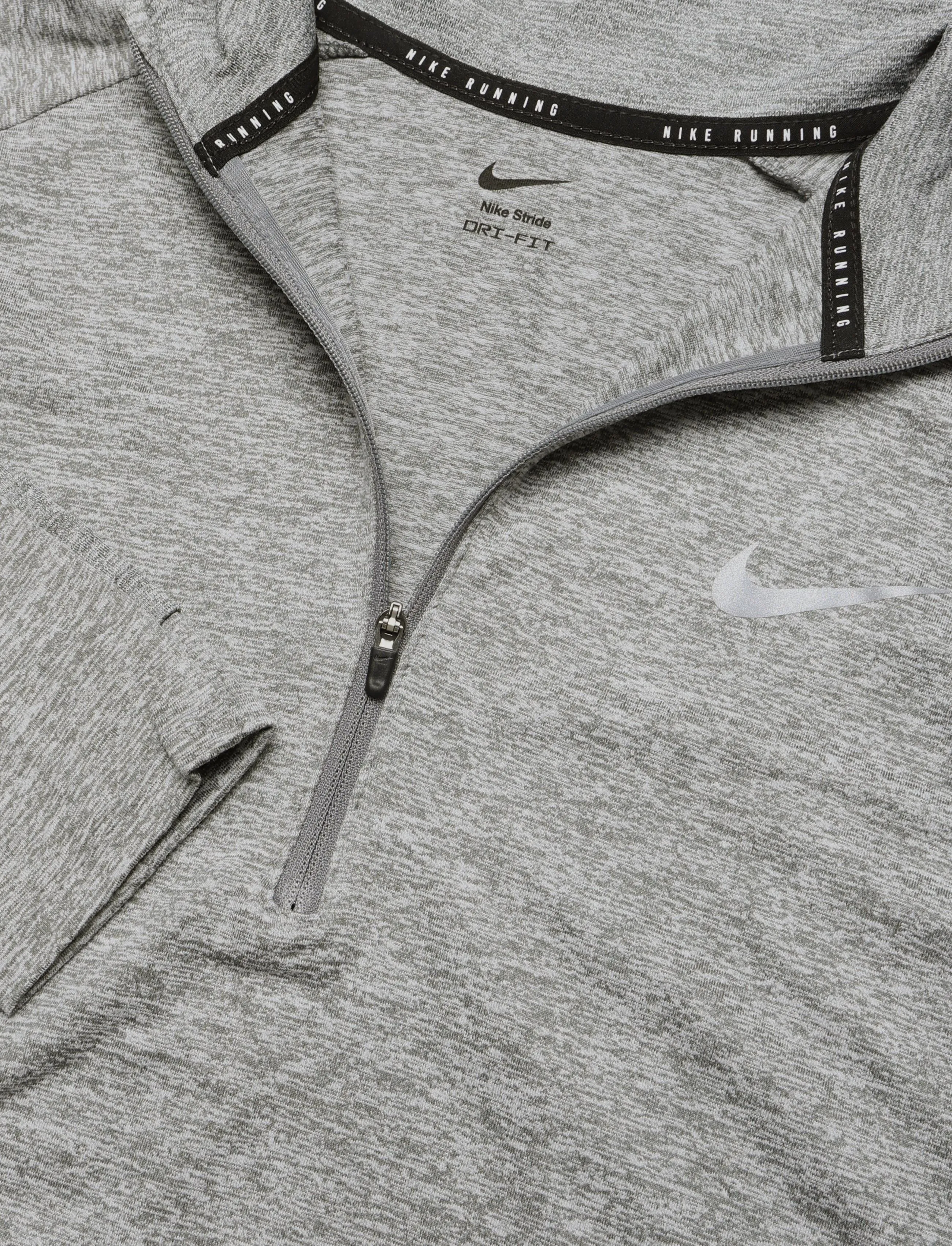 Nike - Nike Dri Fit Stride Half Zip Midlayer - kampsunid ja vahekihid - smoke grey/htr/reflective silv - 2