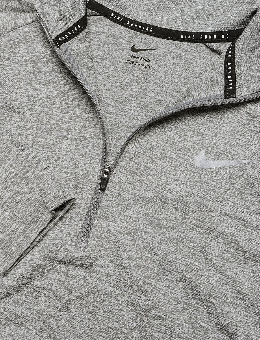 Nike - Nike Dri Fit Stride Half Zip Midlayer - kampsunid ja vahekihid - smoke grey/htr/reflective silv - 2