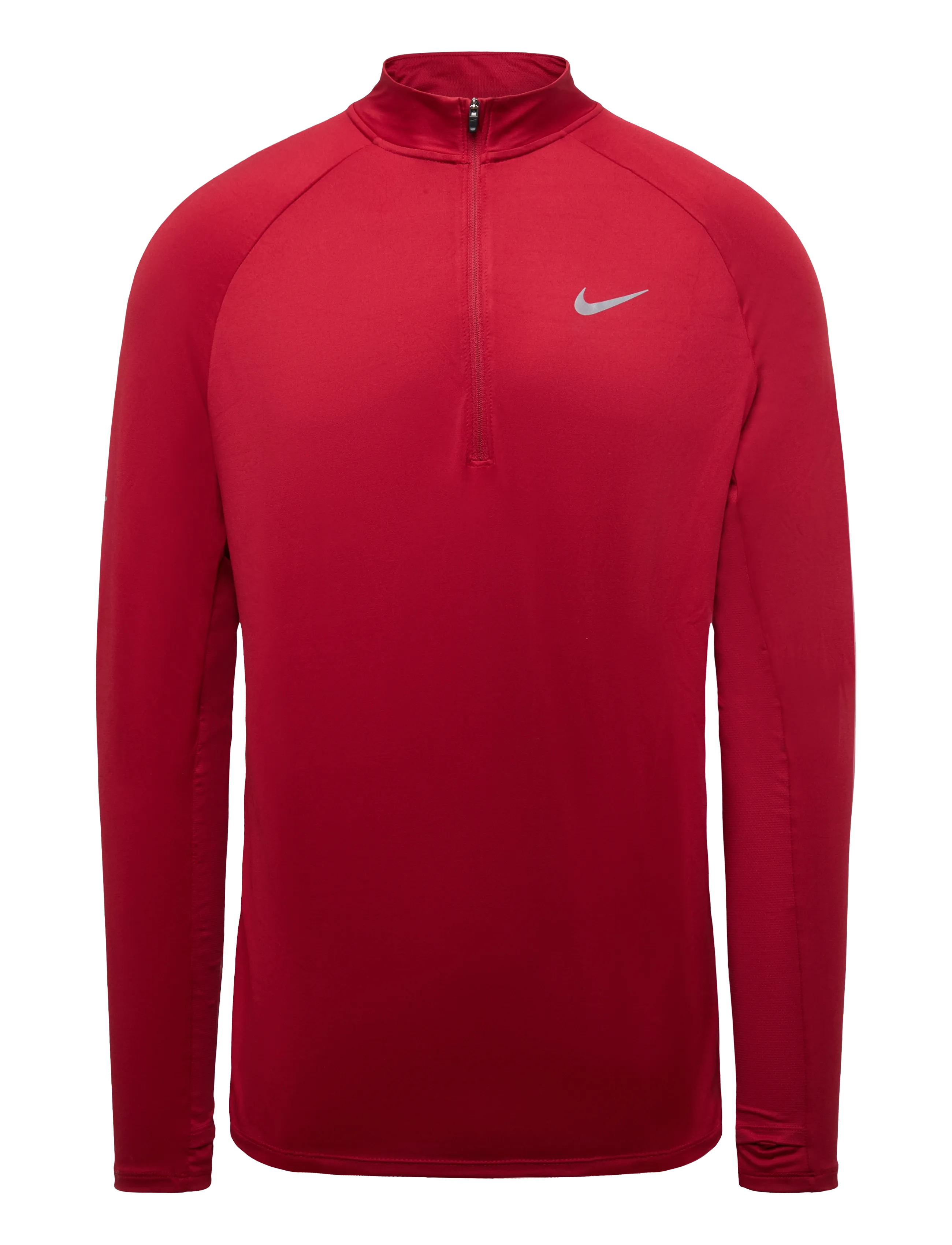 Nike Nike Dri Fit Stride Half Zip Midlayer - Kleidung - TOUGH RED/REFLECTIVE SILV / red