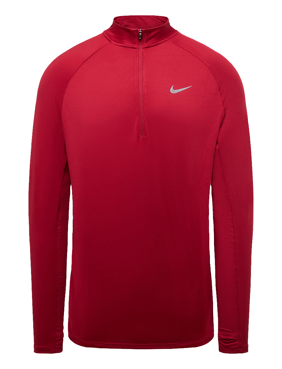 Nike - Nike Dri Fit Stride Half Zip Midlayer - fleece & midlayer - tough red/reflective silv - 0