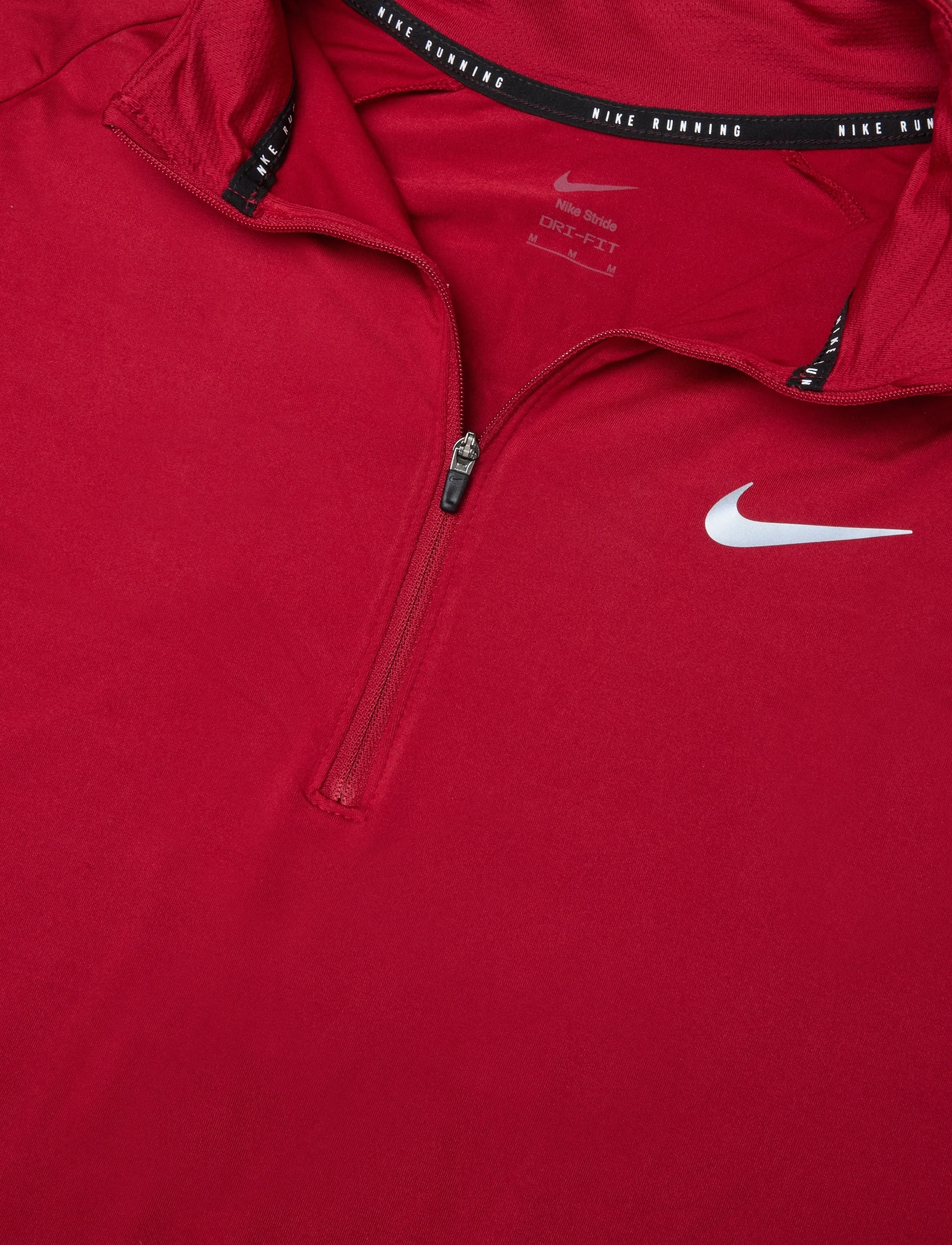 Nike - Nike Dri Fit Stride Half Zip Midlayer - fleece & midlayer - tough red/reflective silv - 2