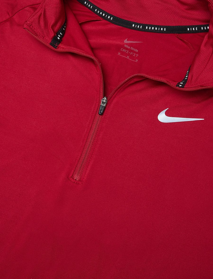 Nike - Nike Dri Fit Stride Half Zip Midlayer - fleece & midlayer - tough red/reflective silv - 2