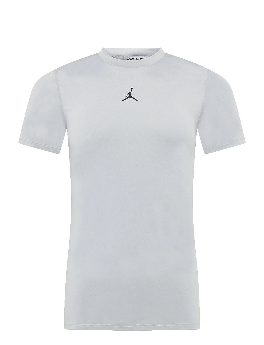 Nike - Nike Jordan Sport Men's Dri-FIT Short-Sleeve Base Layer Top - funktionsunterwäsche - oberteile - wolf grey/black - 0
