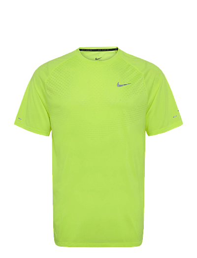 Nike Nike Stride Dri-Fit ADV Top - T-Shirts - VOLT ICE/REFLECTIVE SILV / yellow