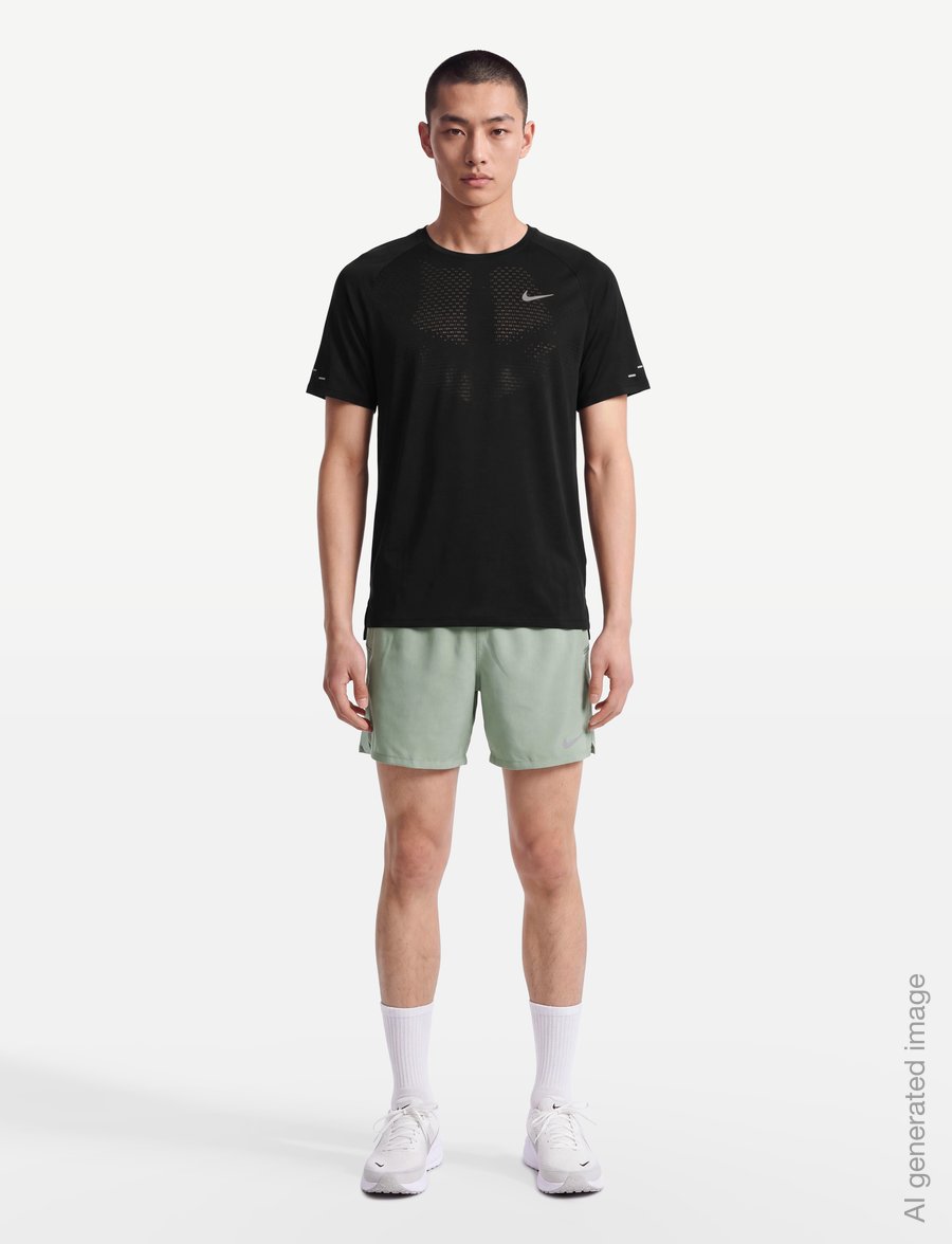 Nike - Nike Stride Dri-Fit ADV Top - t-shirts - black/reflective silv - 0
