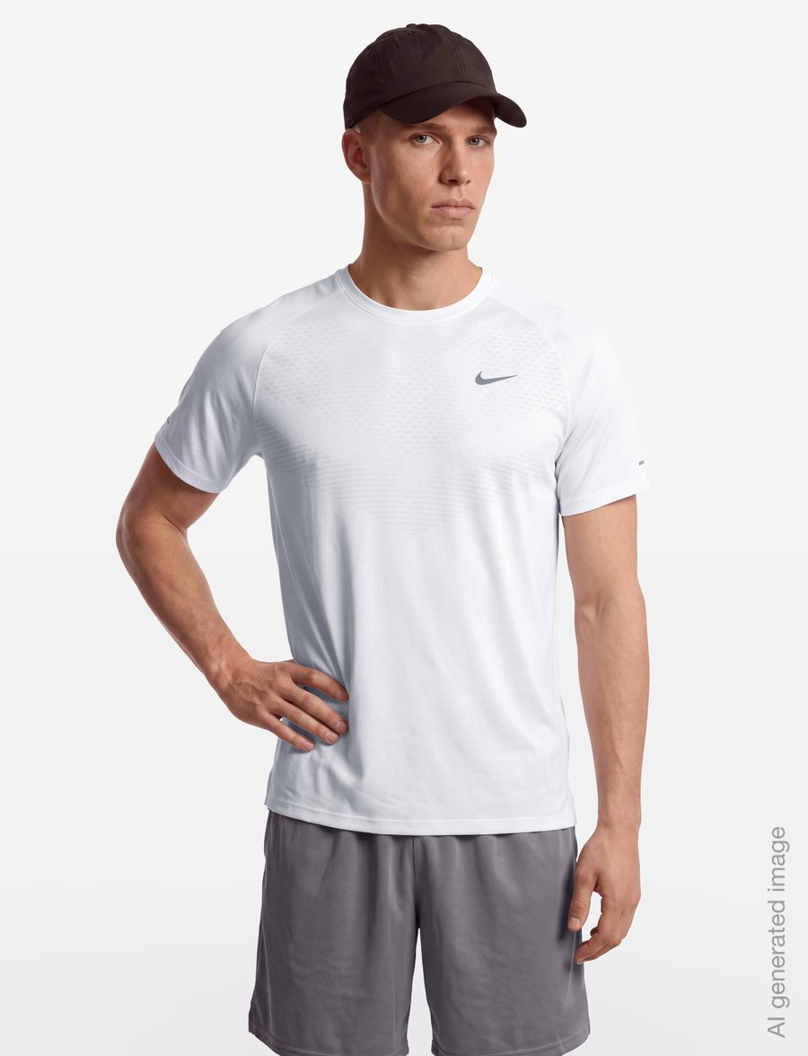 Nike - Nike Stride Dri-Fit ADV Top - t-shirts - white/reflective silv - 3