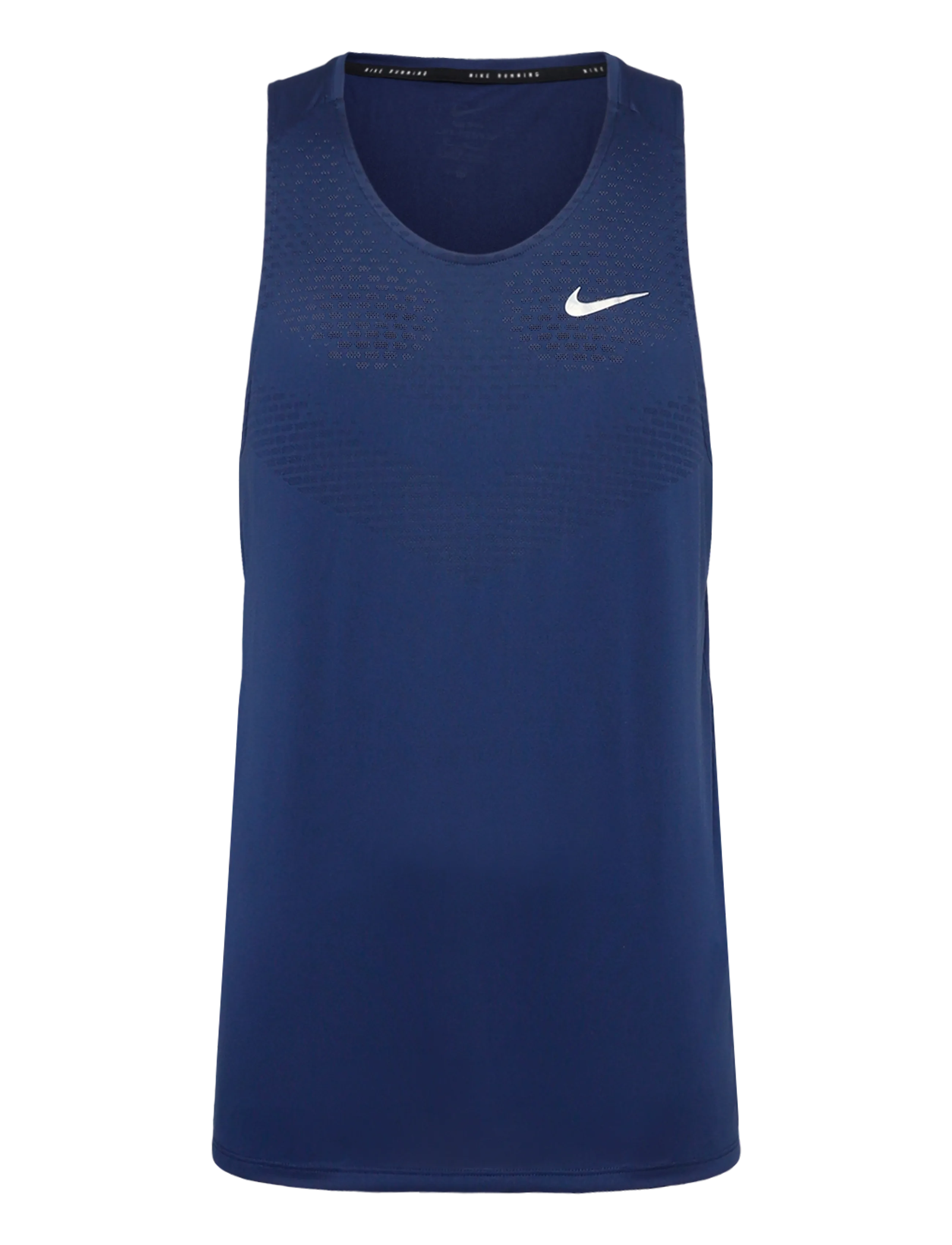 Nike Nike Performance Stride Tank Top - Vis alt - MIDNIGHT NAVY/REFLECTIVE SILV / navy