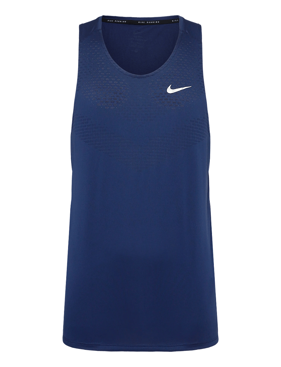 Nike - Nike Performance Stride Tank Top - tanktops - midnight navy/reflective silv - 0