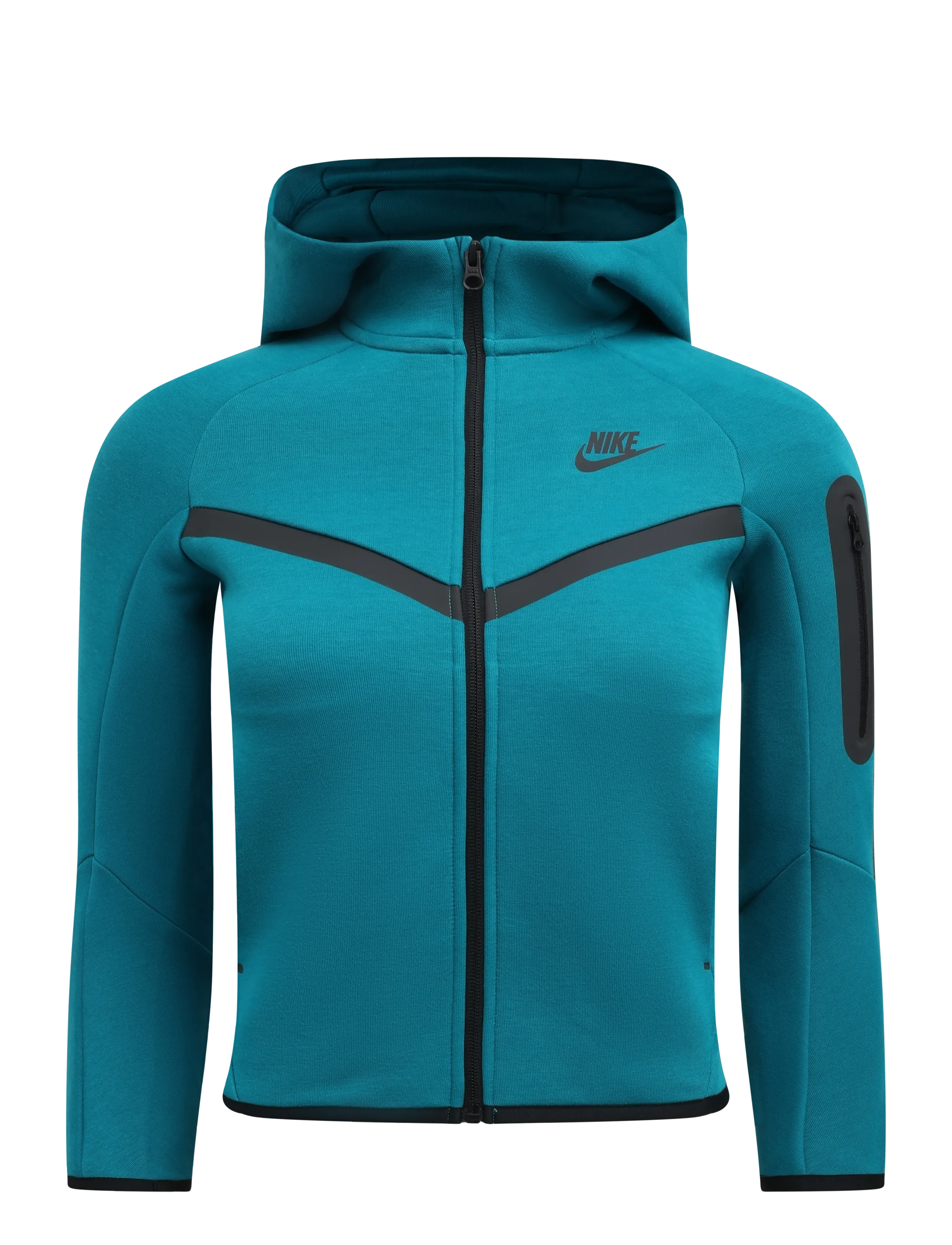 Nike B NSW TCH FLC FZ - PD - Fleecejacke - BRIGHT SPRUCE/BLACK/BLACK / blue