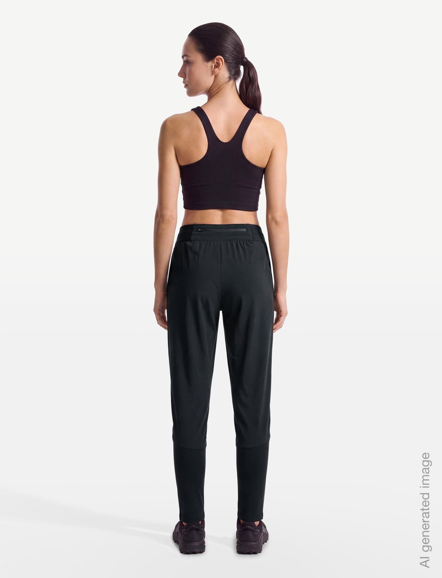 Nike - Nike Swift Dri-Fit Pant - träningsbyxor - black/reflective silv - 4