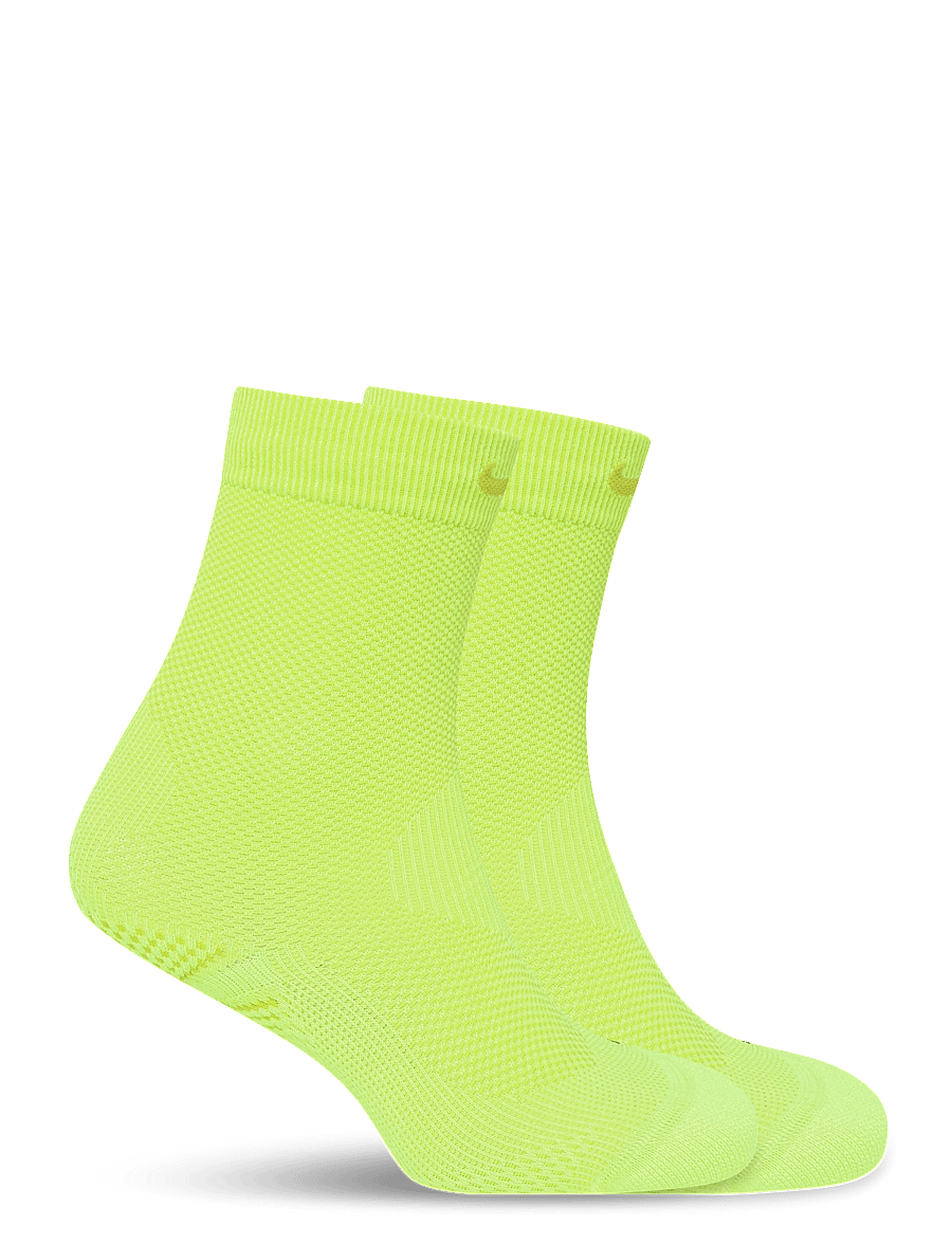 Nike - Nike Lightweight Running Crew Sock - träningsstrumpor - volt/bright cactus/black/brigh - 1