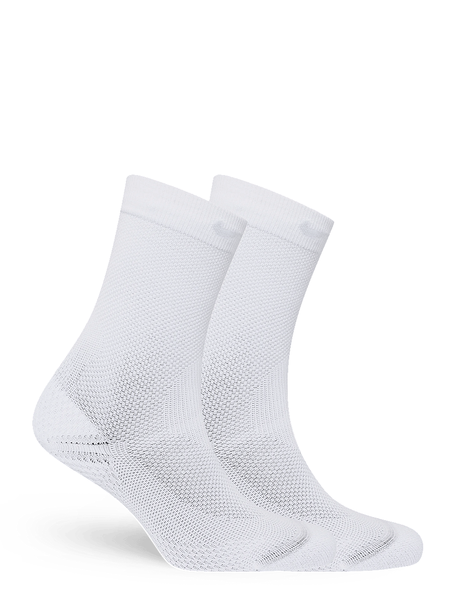 Nike - Nike Lightweight Running Crew Sock - träningsstrumpor - white/black/pure platinum - 1