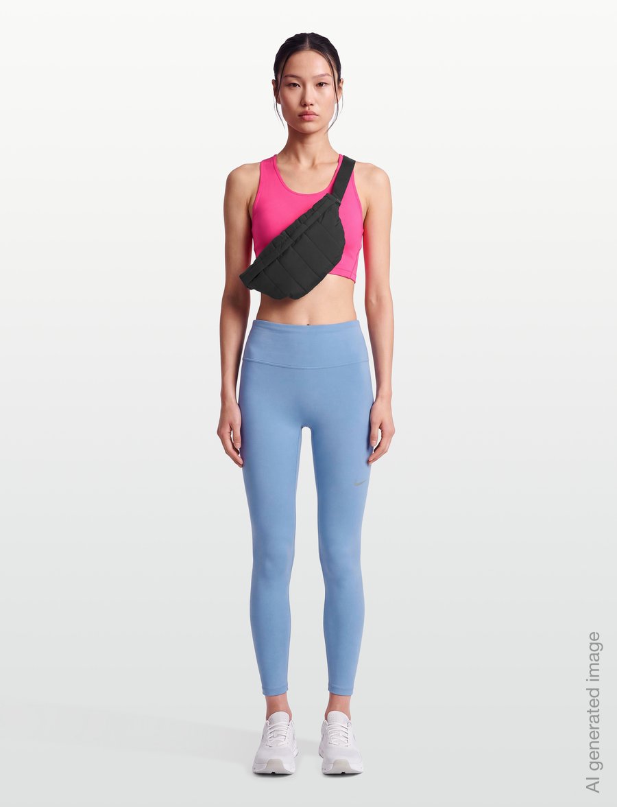 Nike - W NK DF TEMPO HR 7/8 TGHT - tamprės bėgimui - work blue/reflective silv - 0