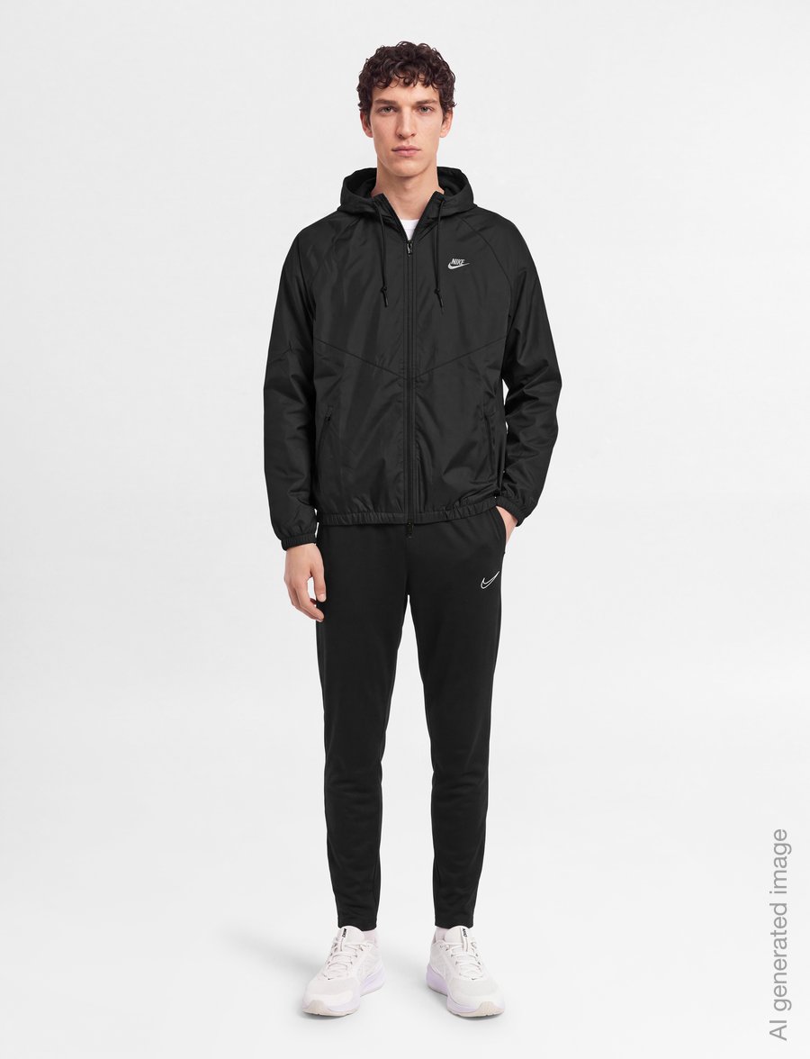 Nike - Nike Wind Resistant Jacket 26 - casual jackets - black/white - 0
