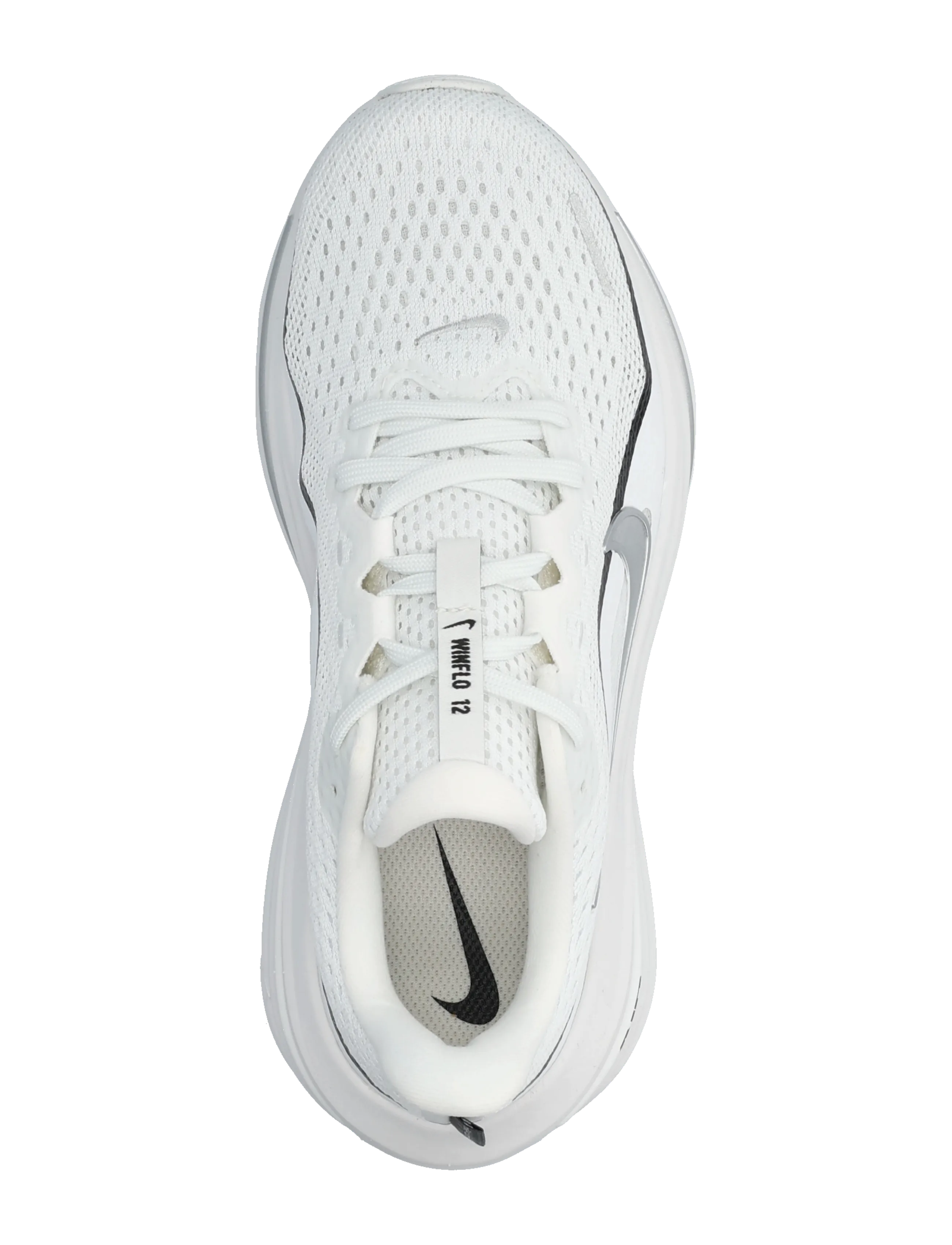 Nike - W NIKE AIR WINFLO 12 - laufschuhe - summit white/metallic silver-b - 3
