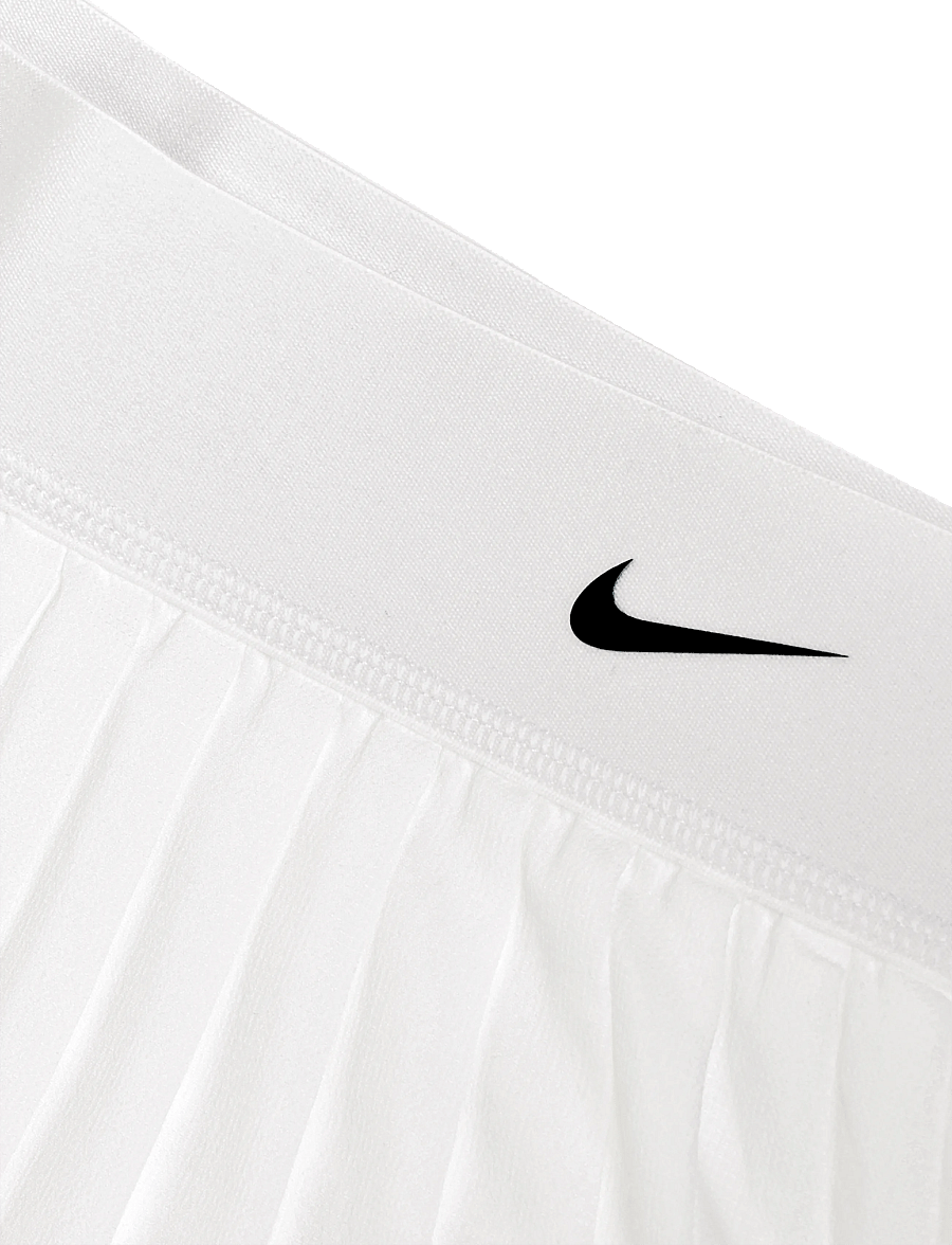 Nike - Women's Dri-FIT High-Waisted Tennis Skirt - Nike - kleider & röcke - white/black - 2