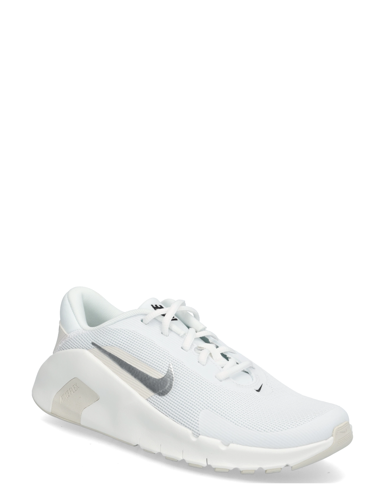 Nike W NIKE FLEX TRAIN - Jalanõud - WHITE/METALLIC SILVER-SAIL-PHA / white