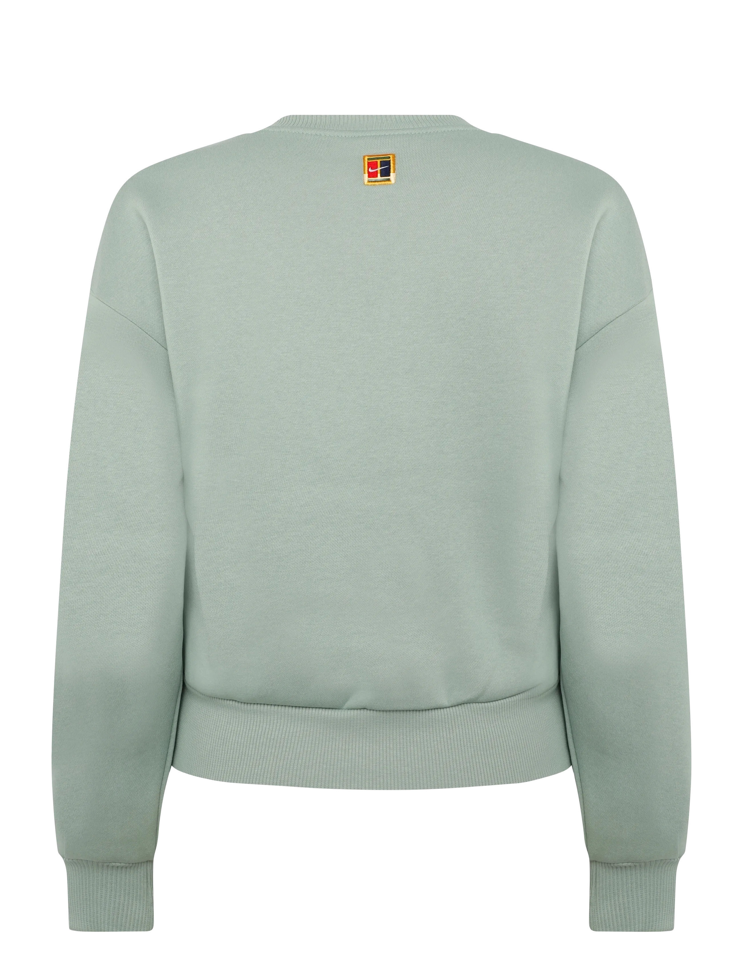 Nike - W NKCT CRT CLTN FLC CREW - Överdelar - steam/barely green - 1