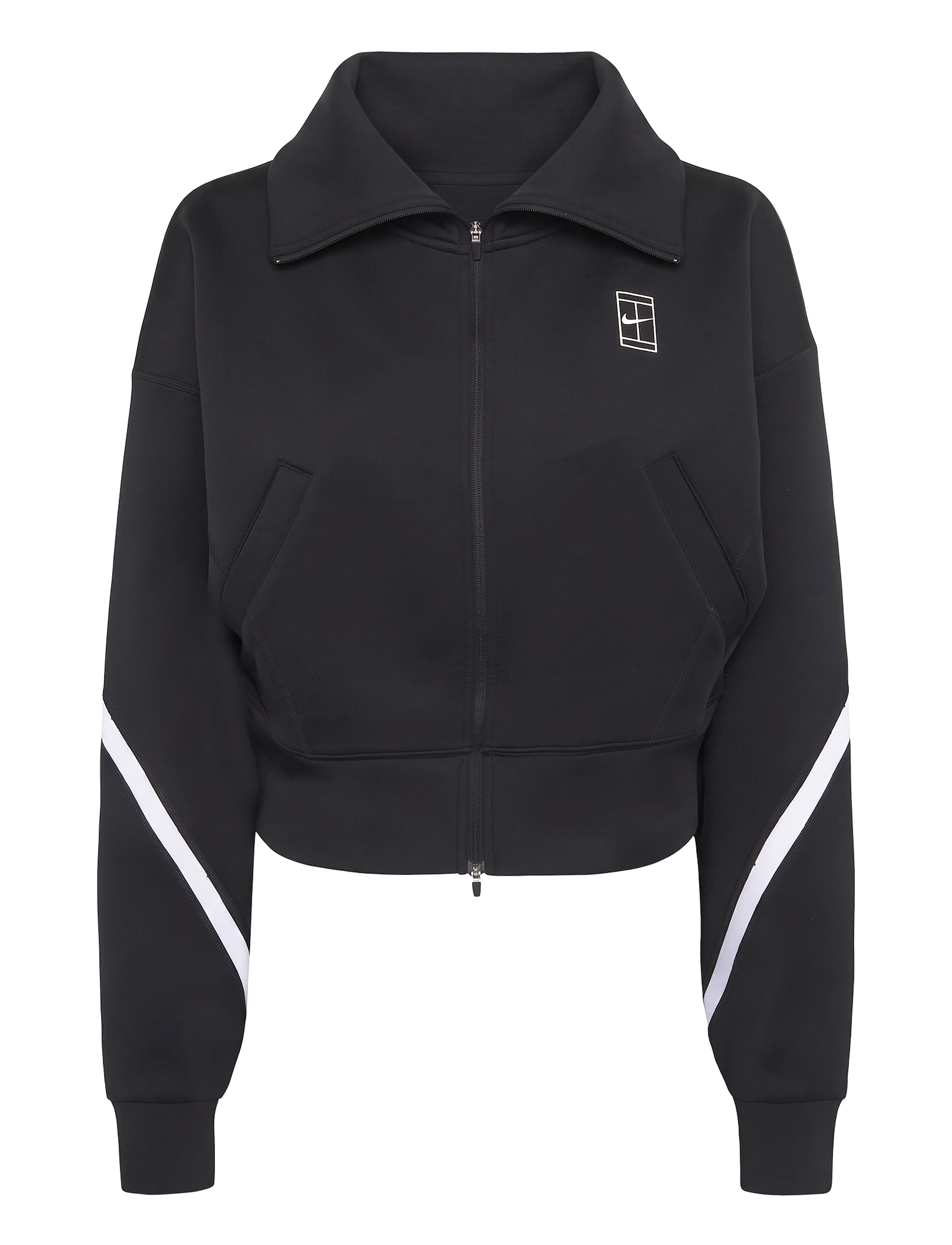 Nike W NKCT DF ADVTG JKT FZ - Joped ja mantlid - BLACK/WHITE / black