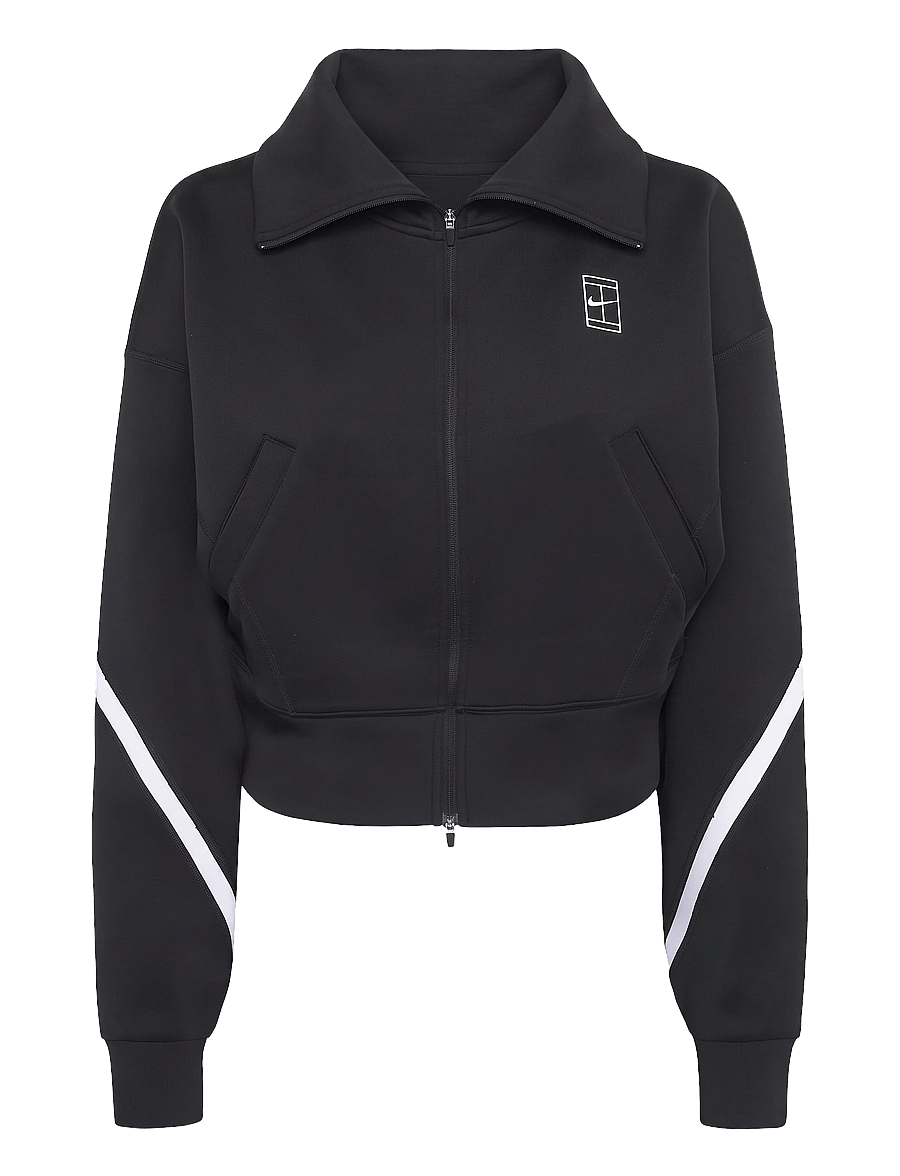 Nike - W NKCT DF ADVTG JKT FZ - spordijakid - black/white - 0