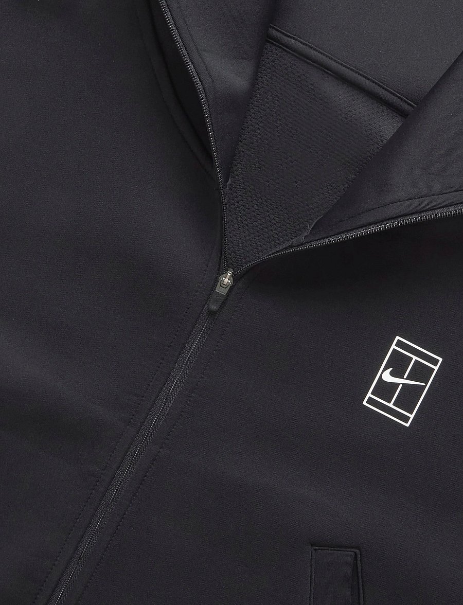 Nike - W NKCT DF ADVTG JKT FZ - spordijakid - black/white - 2
