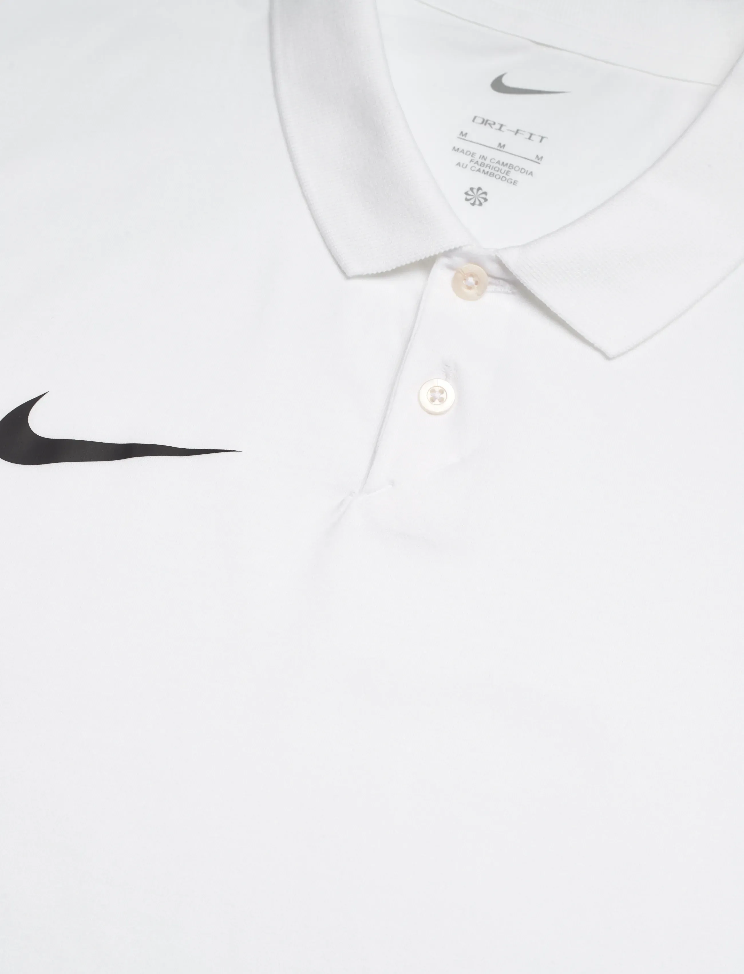 Nike - Nike Park 26 Short-sleeved Polo - polos - white/black - 2