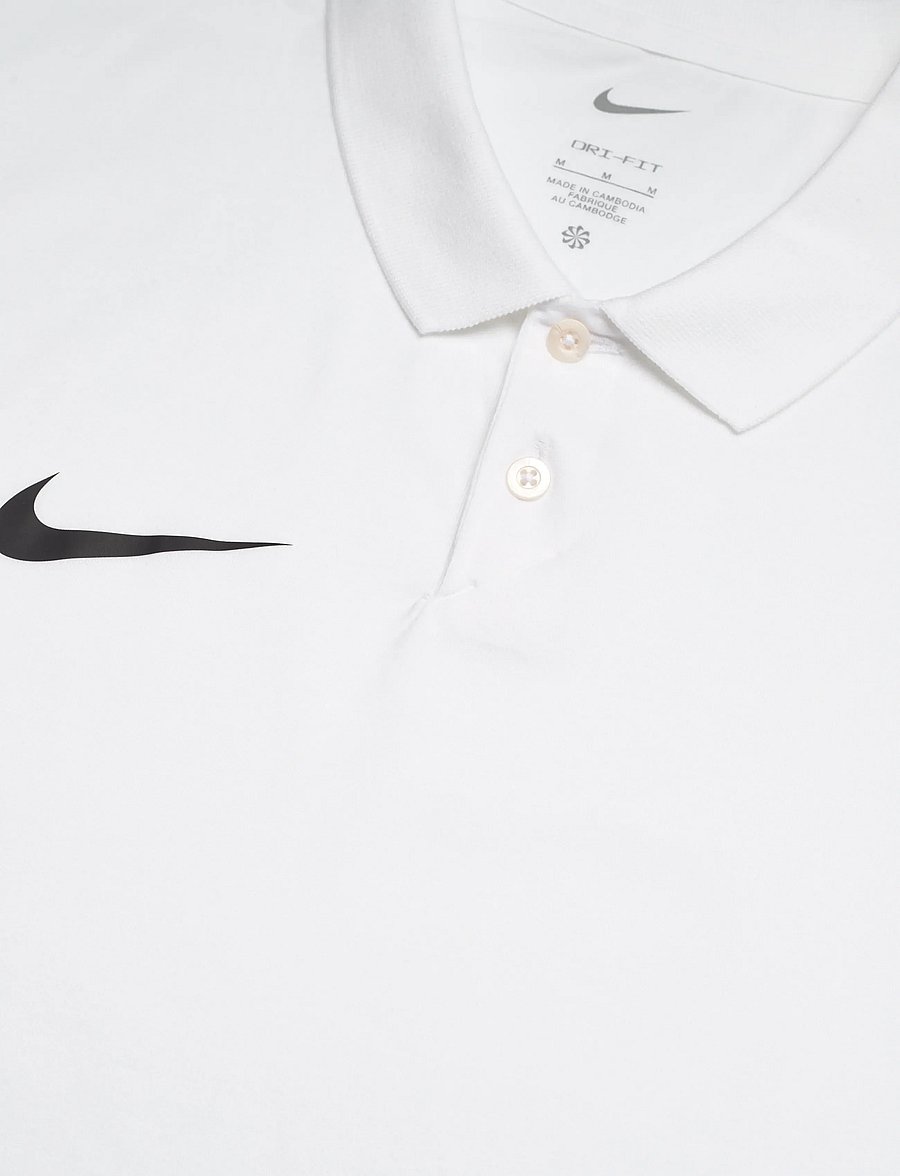 Nike - Nike Park 26 Short-sleeved Polo - polos - white/black - 2