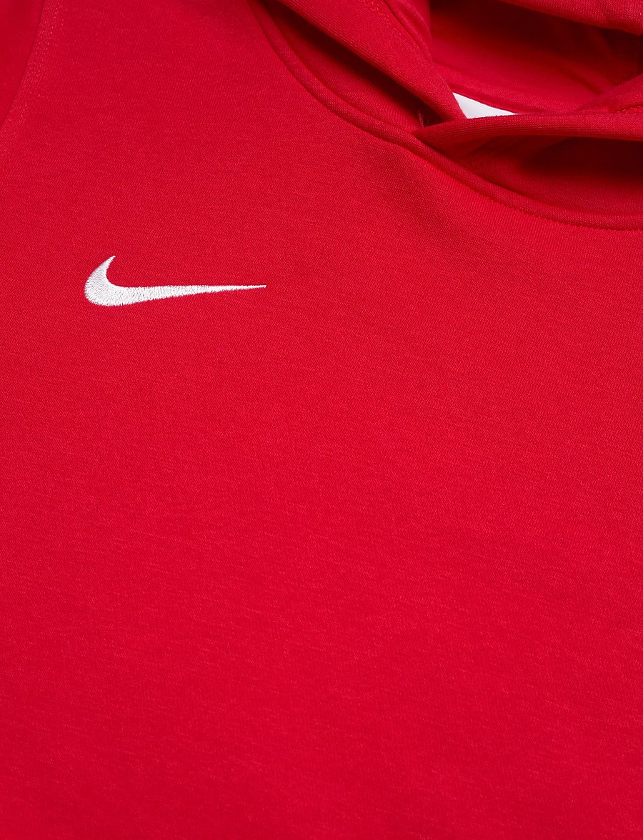 Nike - Nike Park 26 Fleece Hoodie - hættetrøjer - university red/white - 2