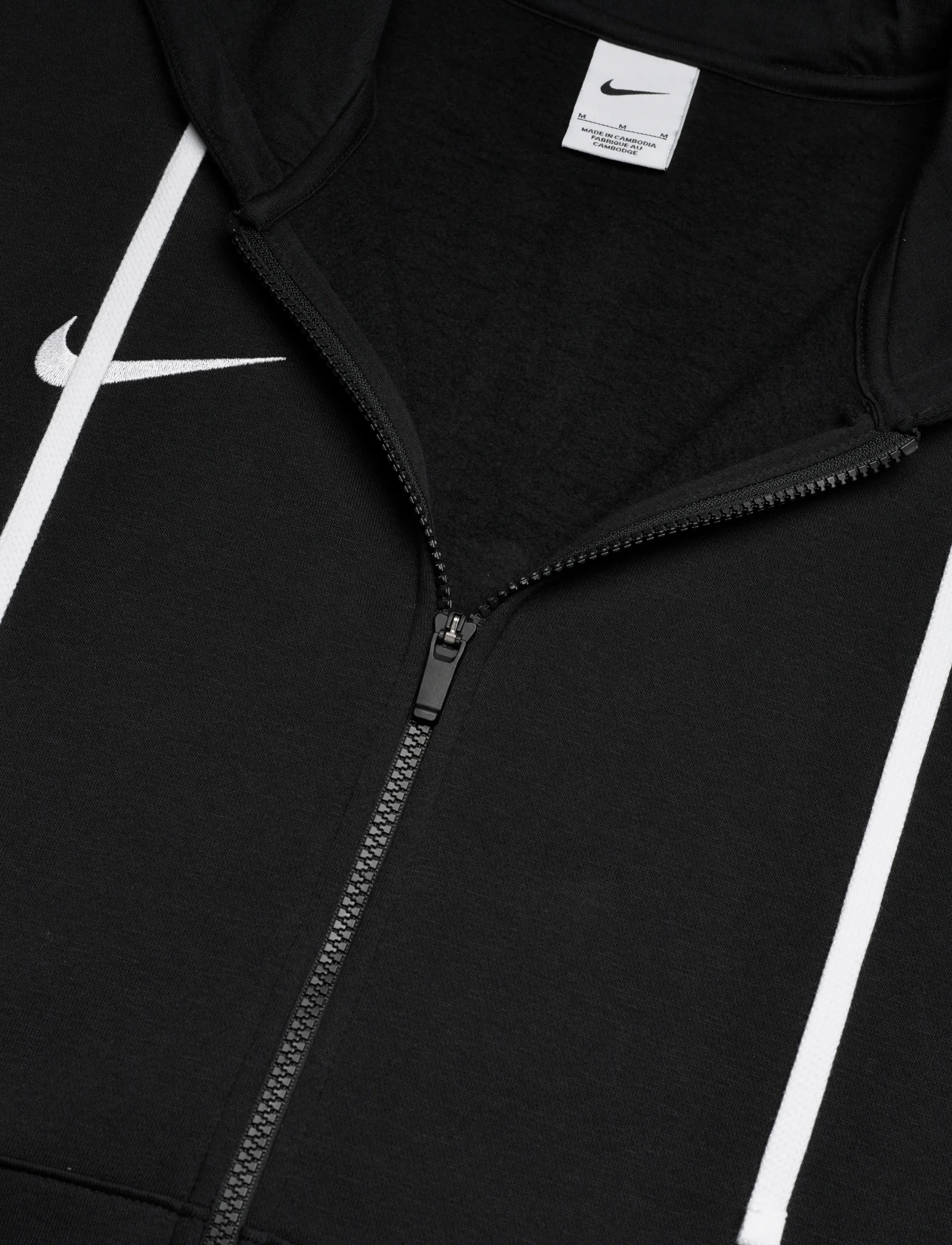 Nike - Nike Park 26 Fleece Hoodie - huvtröjor - black/white - 2