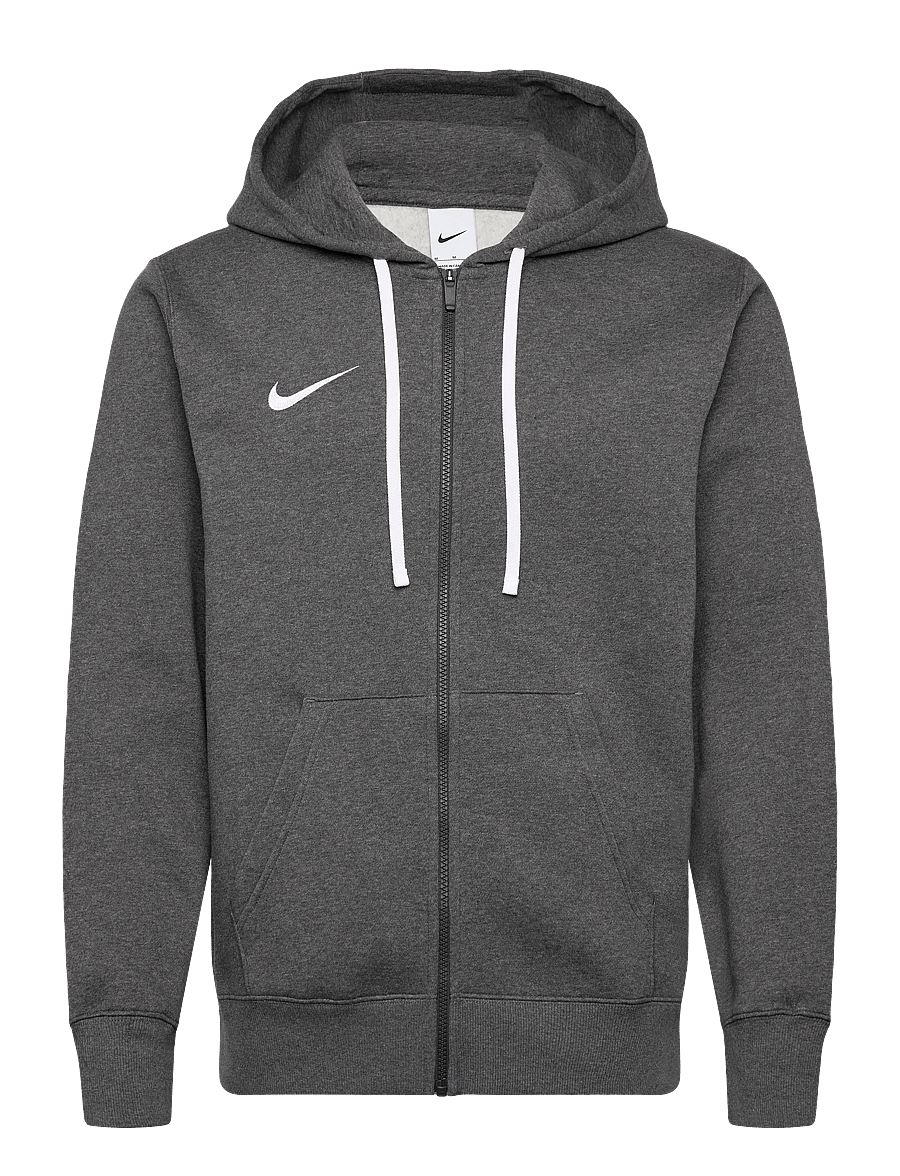 Nike - Nike Park 26 Fleece Hoodie - overdele - charcoal heathr/white - 0