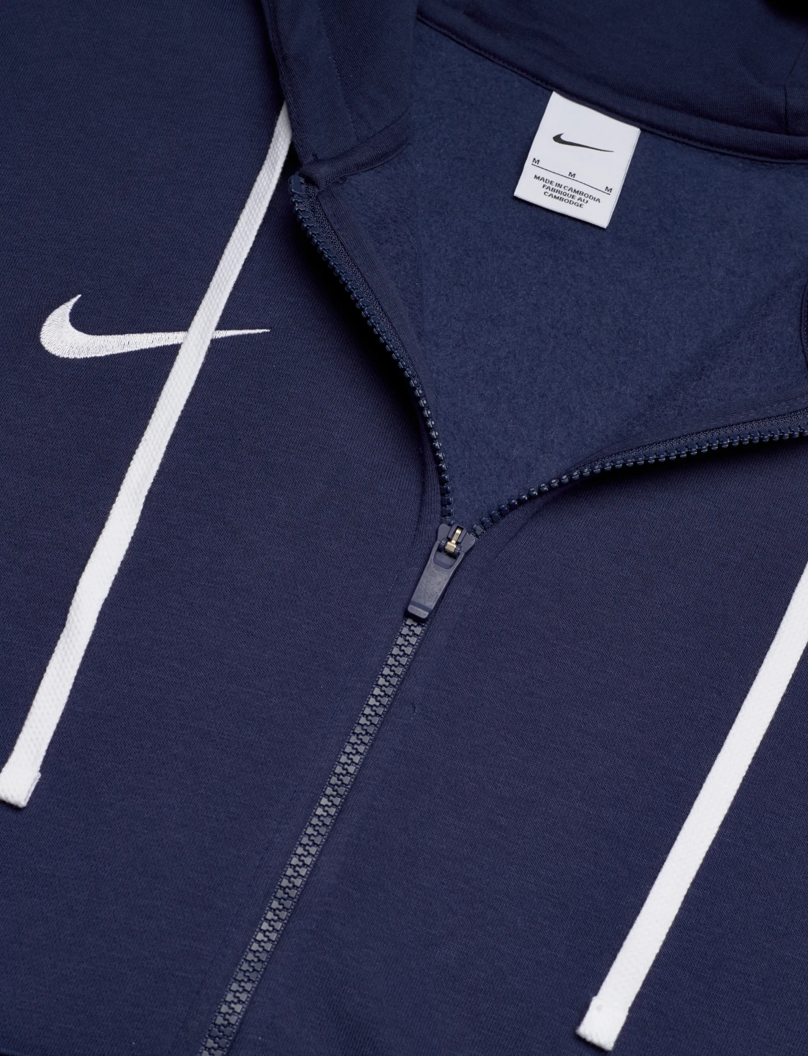 Nike - Nike Park 26 Fleece Hoodie - toppar - midnight navy/white - 2