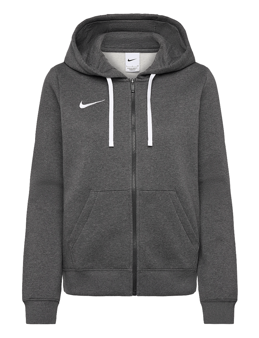 Nike - Nike Park 26 Fleece Hoodie - overdele - charcoal heathr/white - 0
