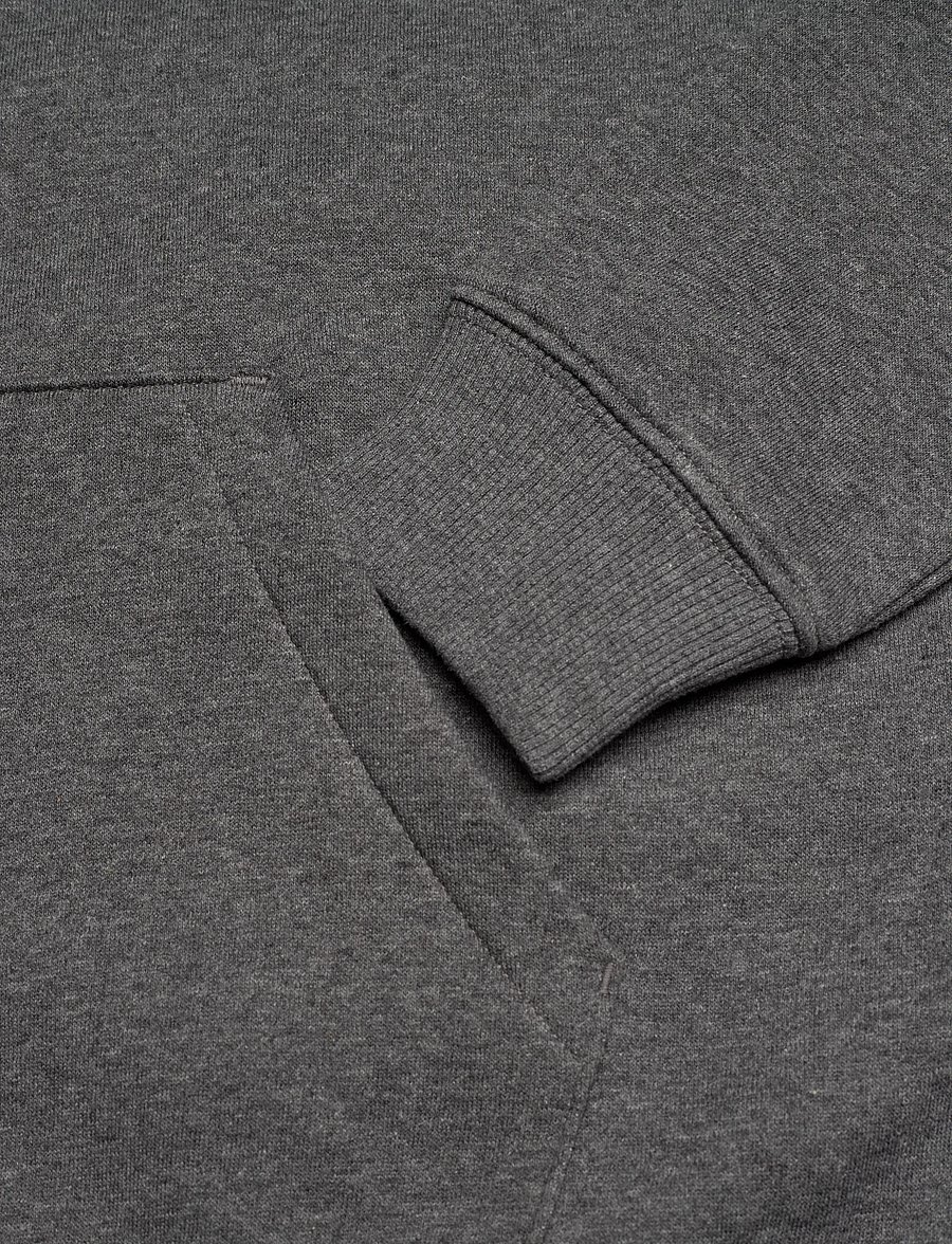 Nike - Nike Park 26 Fleece Hoodie - overdele - charcoal heathr/white - 3