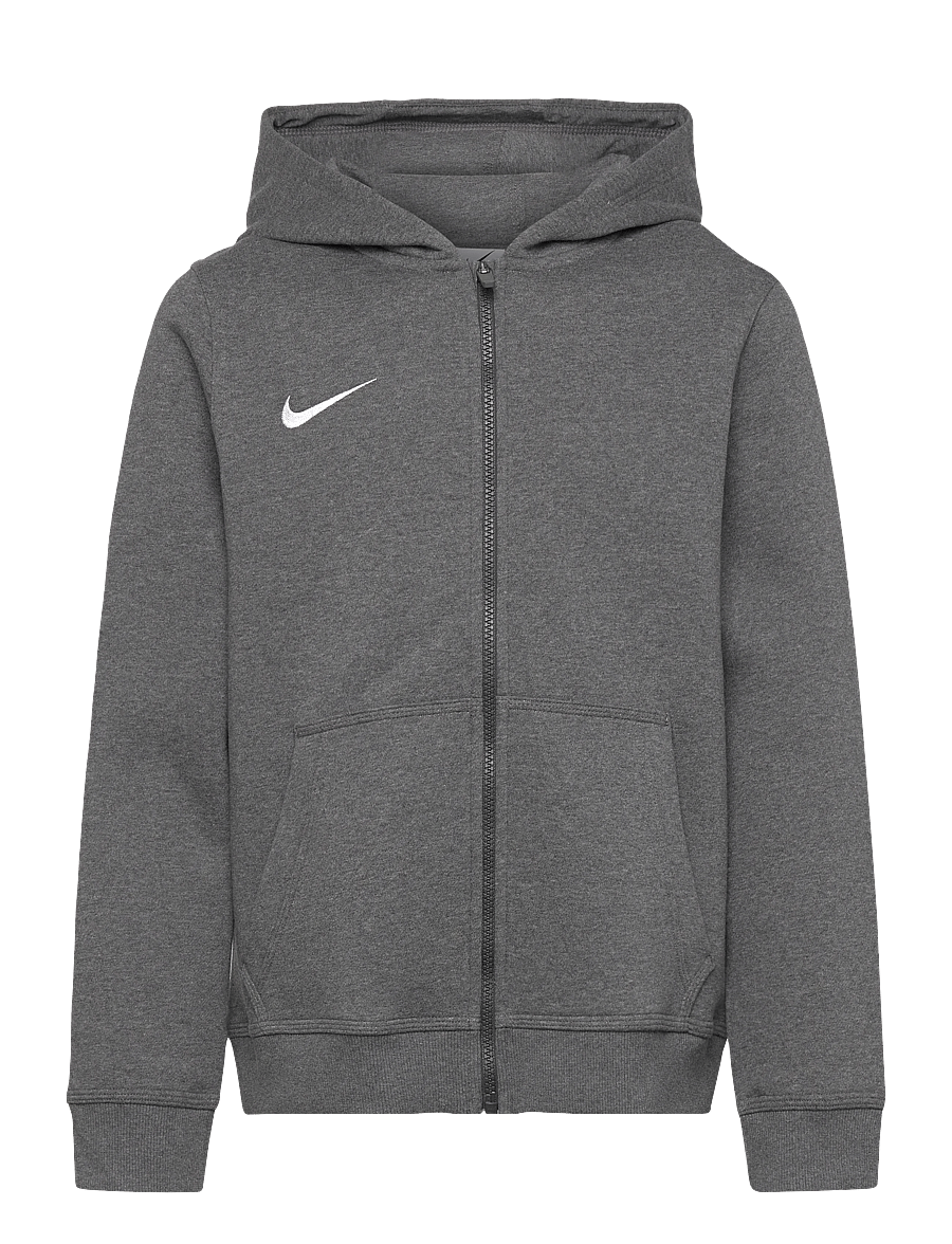 Nike - Nike Park 26 Fleece Hoodie - hættetrøjer - charcoal heathr/white - 0