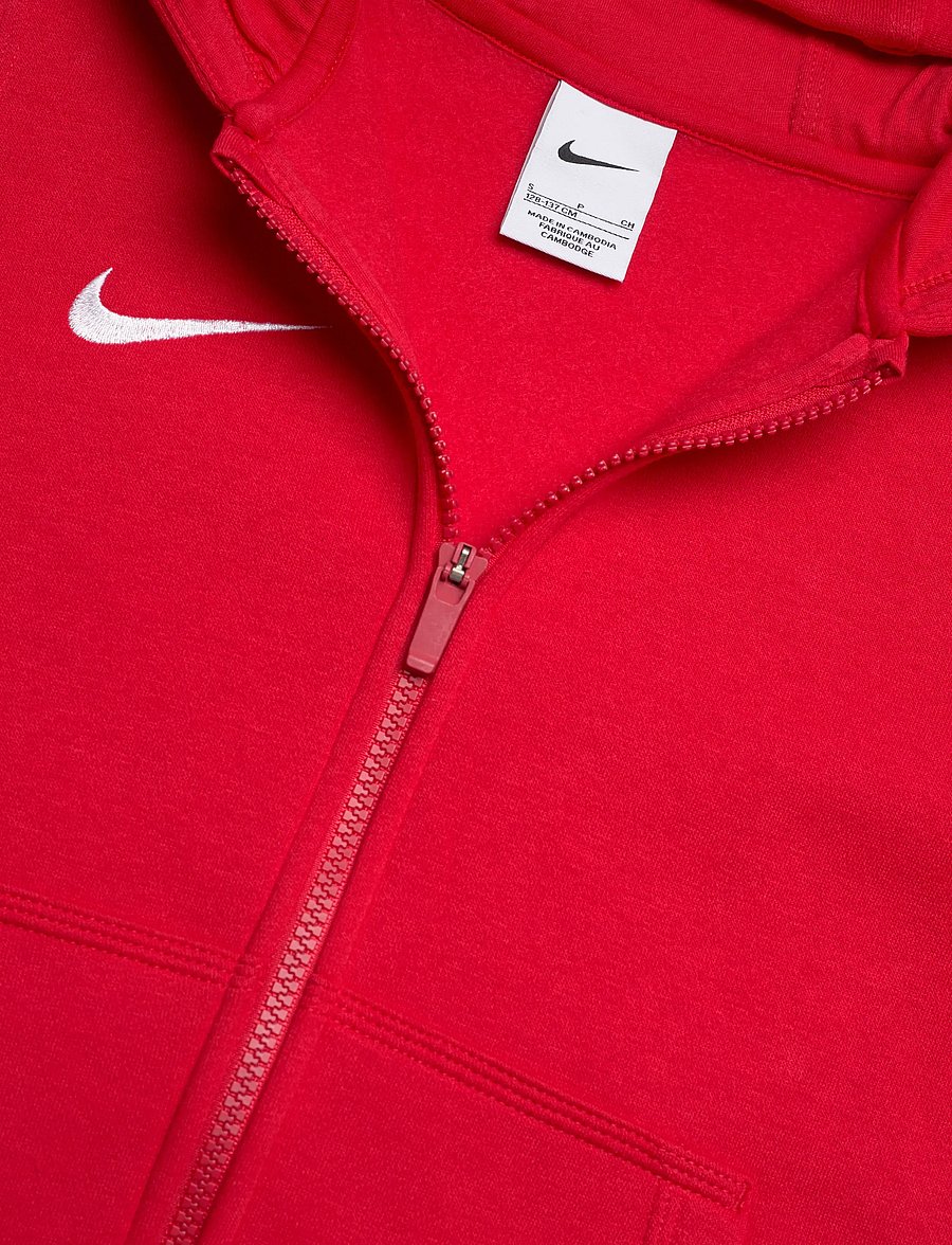 Nike - Nike Park 26 Fleece Hoodie - hættetrøjer - university red/white - 2