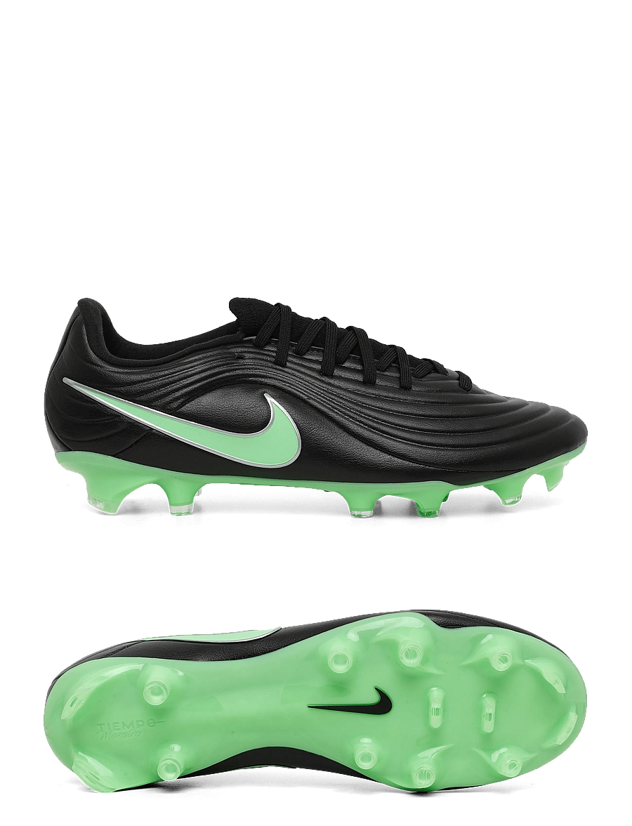 Nike - TIEMPO MAESTRO ACADEMY FG/MG - football boots - black/illusion green-black - 0