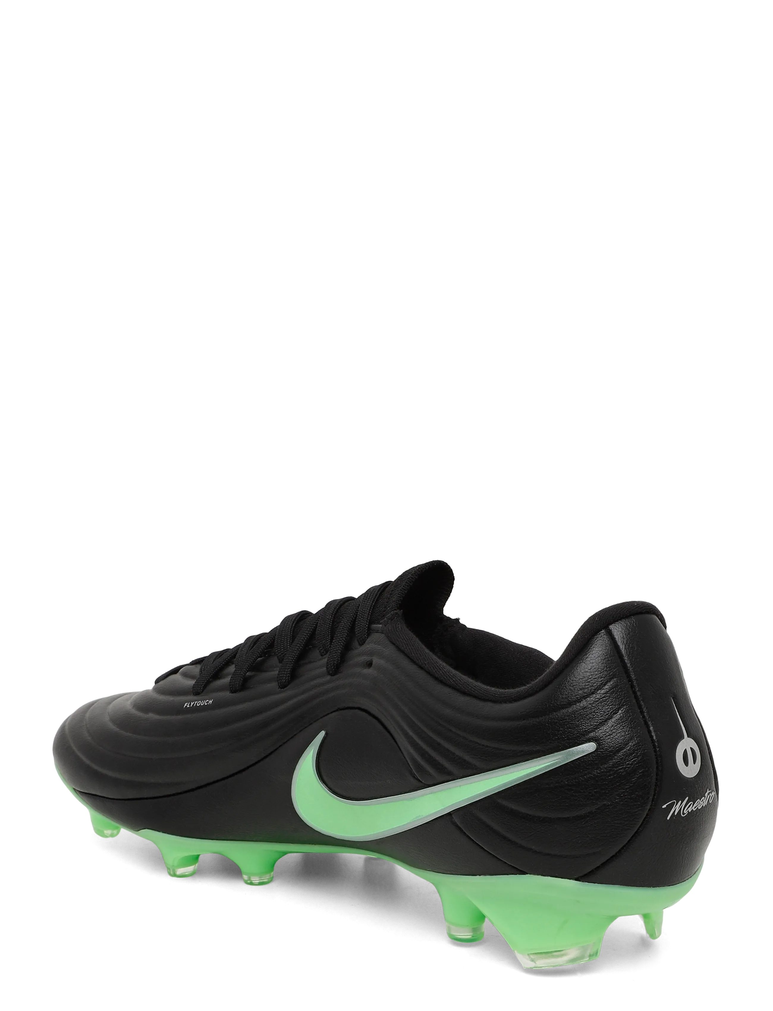 Nike - TIEMPO MAESTRO ACADEMY FG/MG - football boots - black/illusion green-black - 2
