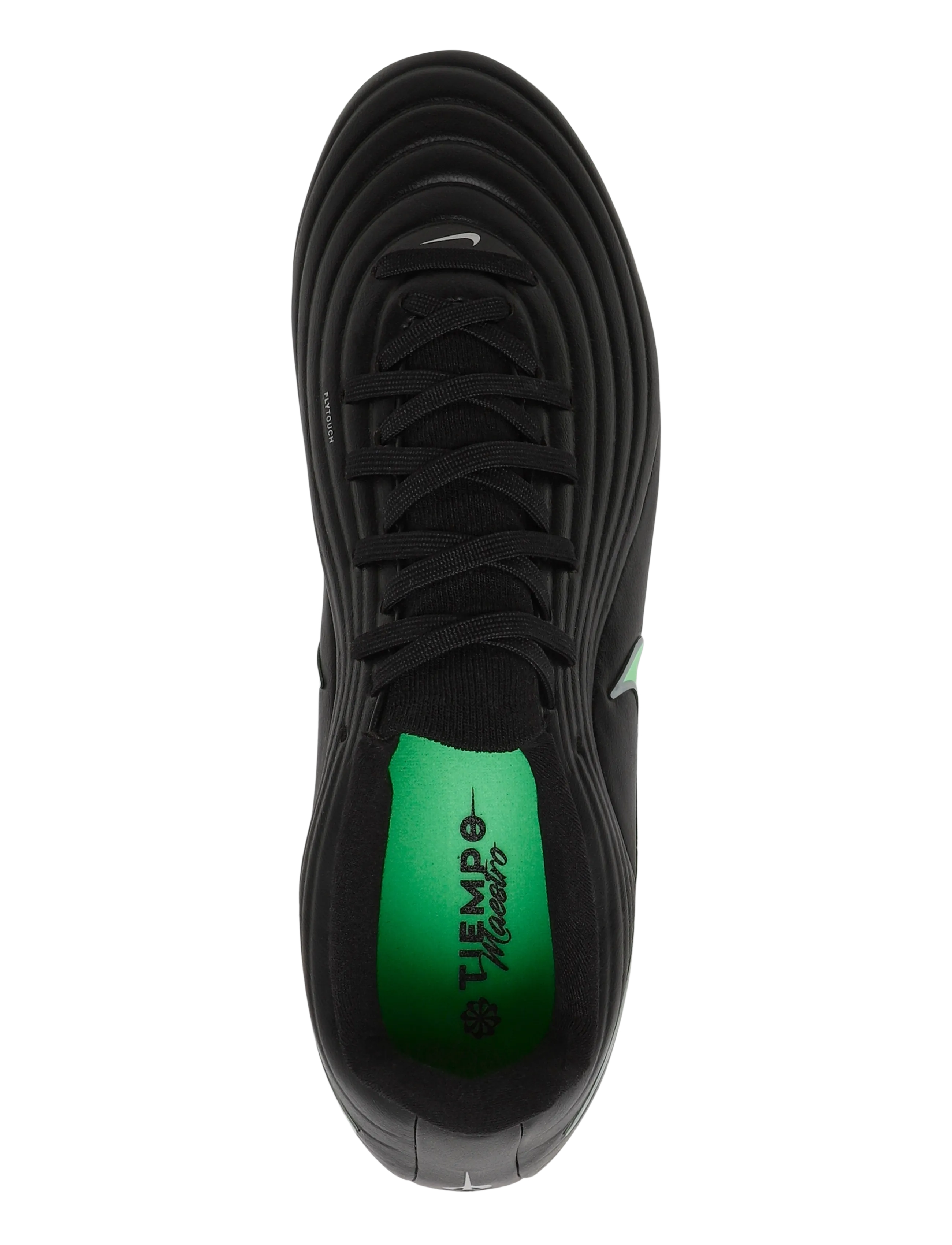 Nike - TIEMPO MAESTRO ACADEMY FG/MG - football boots - black/illusion green-black - 3