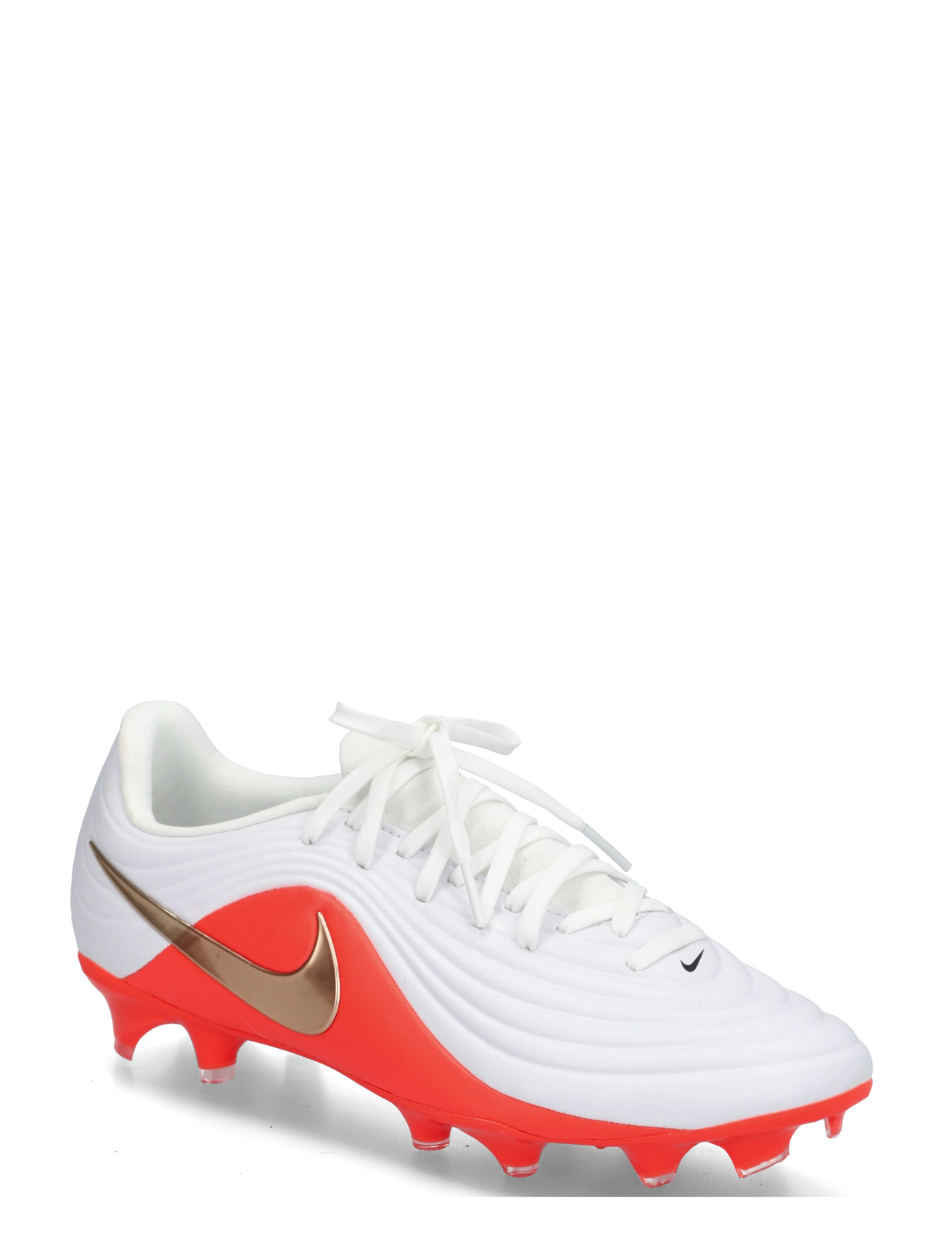 Nike TIEMPO MAESTRO ACADEMY FG/MG - Schuhe - WHITE/BLUR-BRIGHT CRIMSON / white