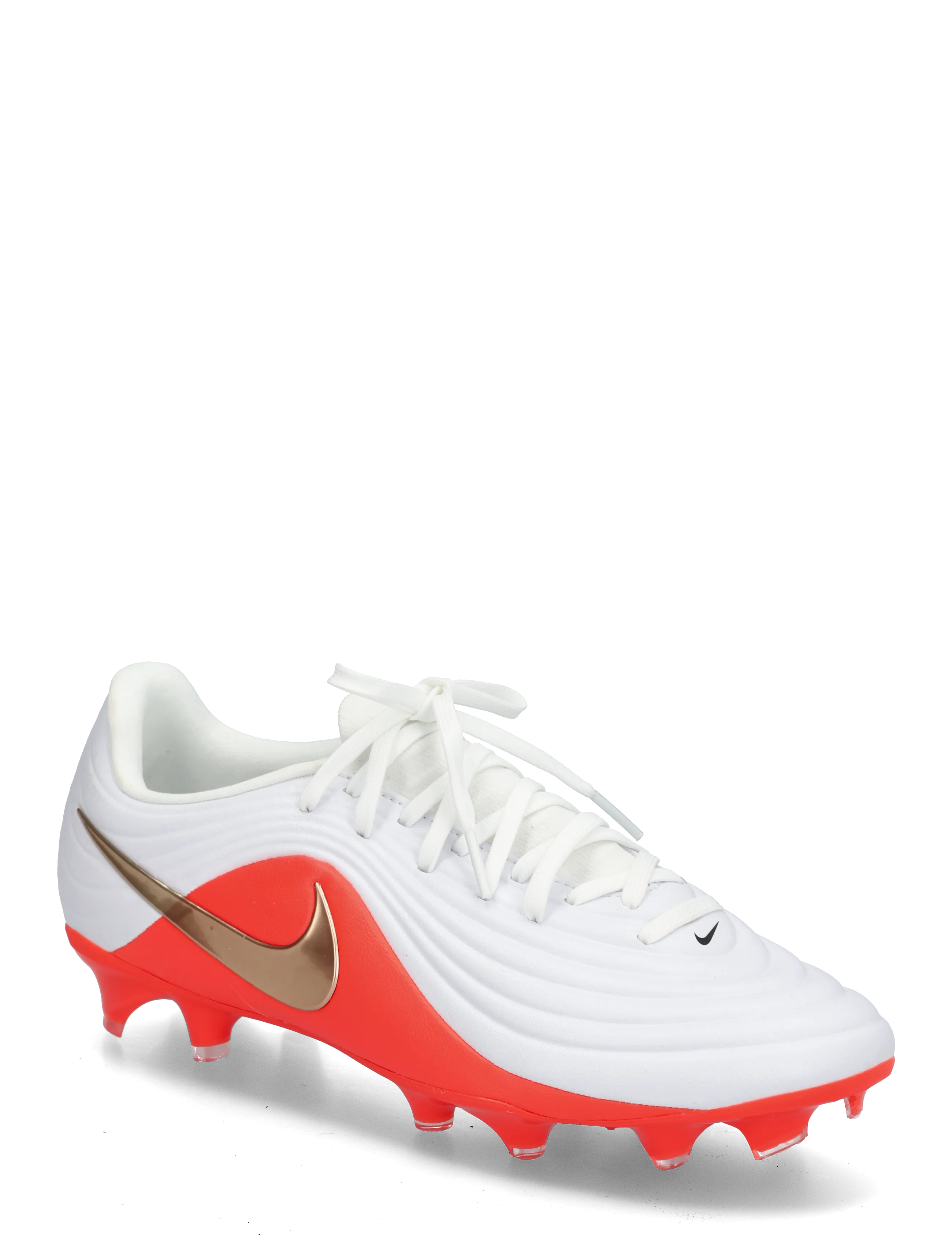 Nike TIEMPO MAESTRO ACADEMY FG/MG - Vis alt - WHITE/BLUR-BRIGHT CRIMSON / white