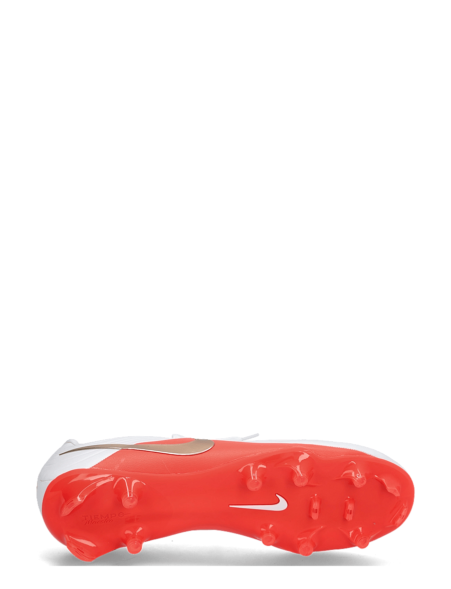 Nike - TIEMPO MAESTRO ACADEMY FG/MG - fußballstiefel - white/blur-bright crimson - 4