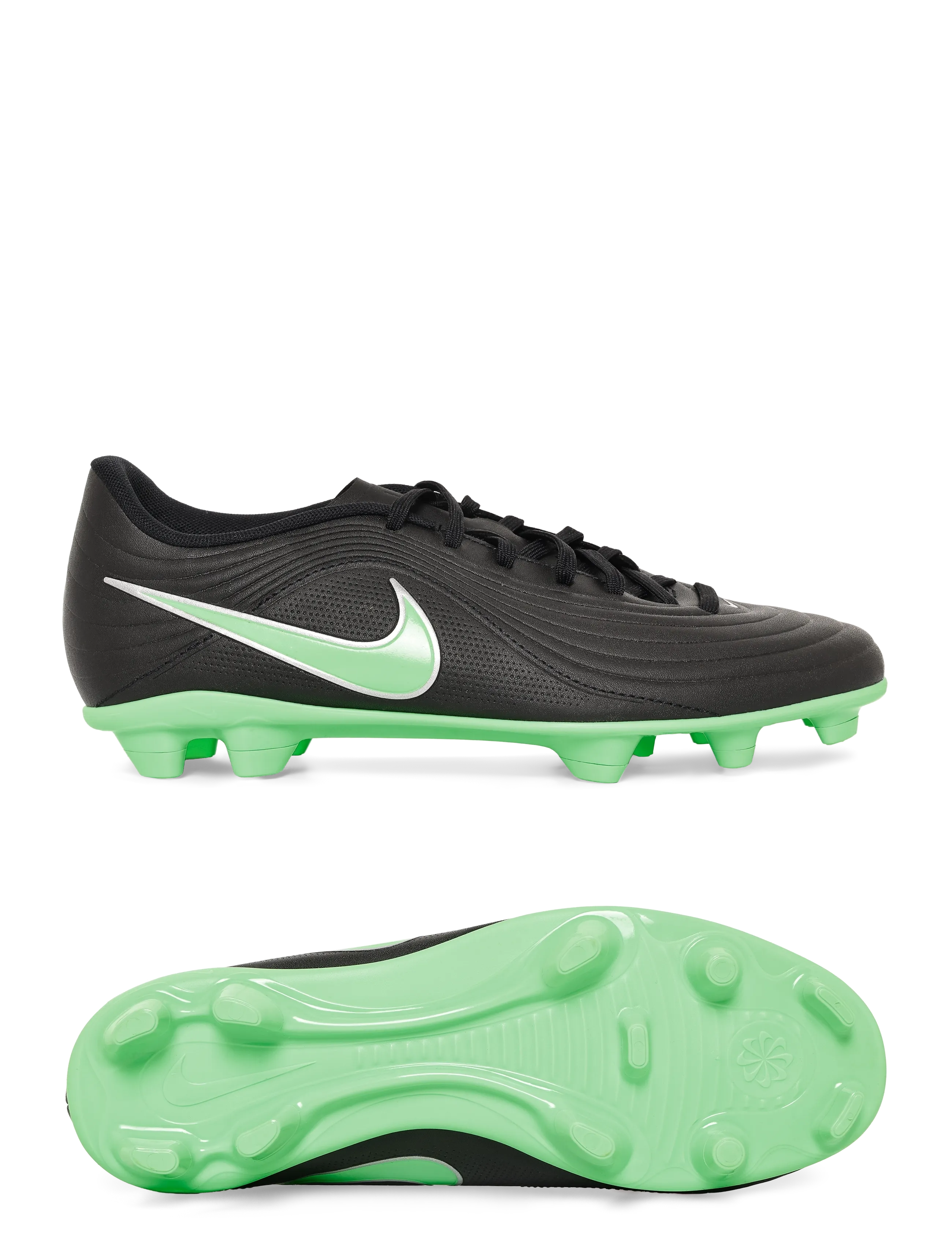 Nike TIEMPO MAESTRO CLUB FG/MG - Uued tooted - BLACK/ILLUSION GREEN-BLACK / black